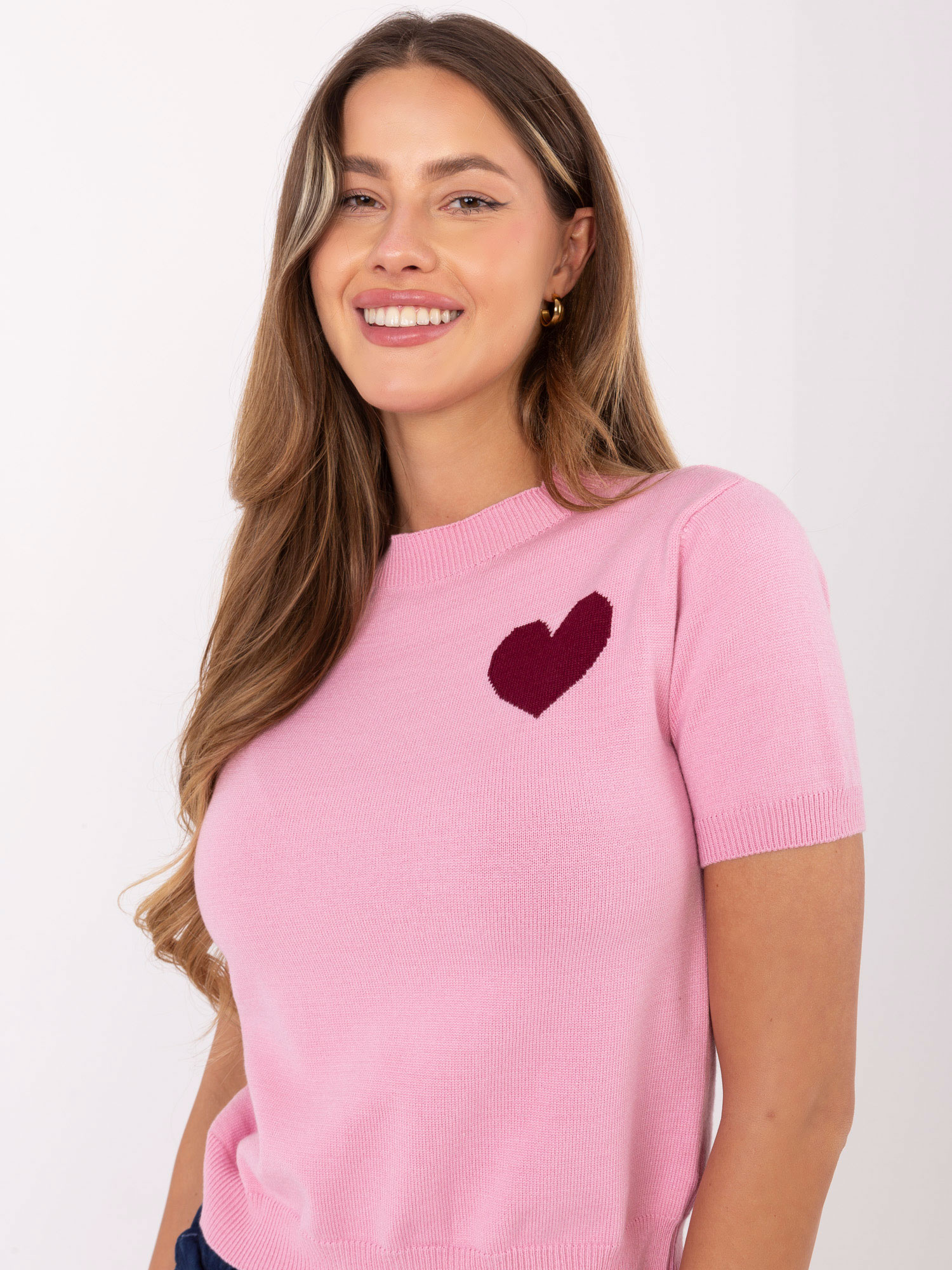 Розов Пуловер SHOP SMILE - Елегантен и Удобен - Image 2