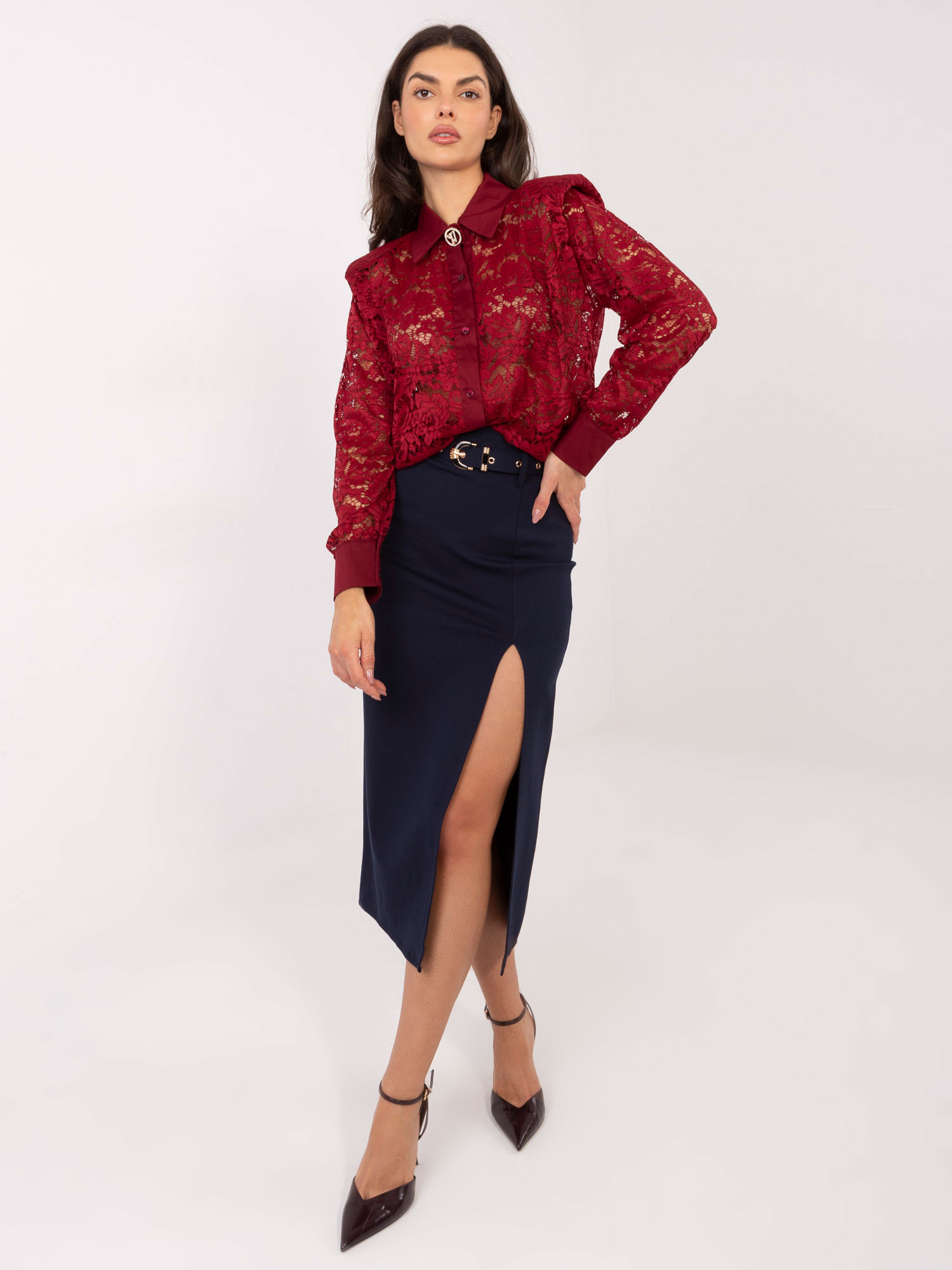 Бордо Риза ITALY MODA - Елегантност и Стил - Image 2