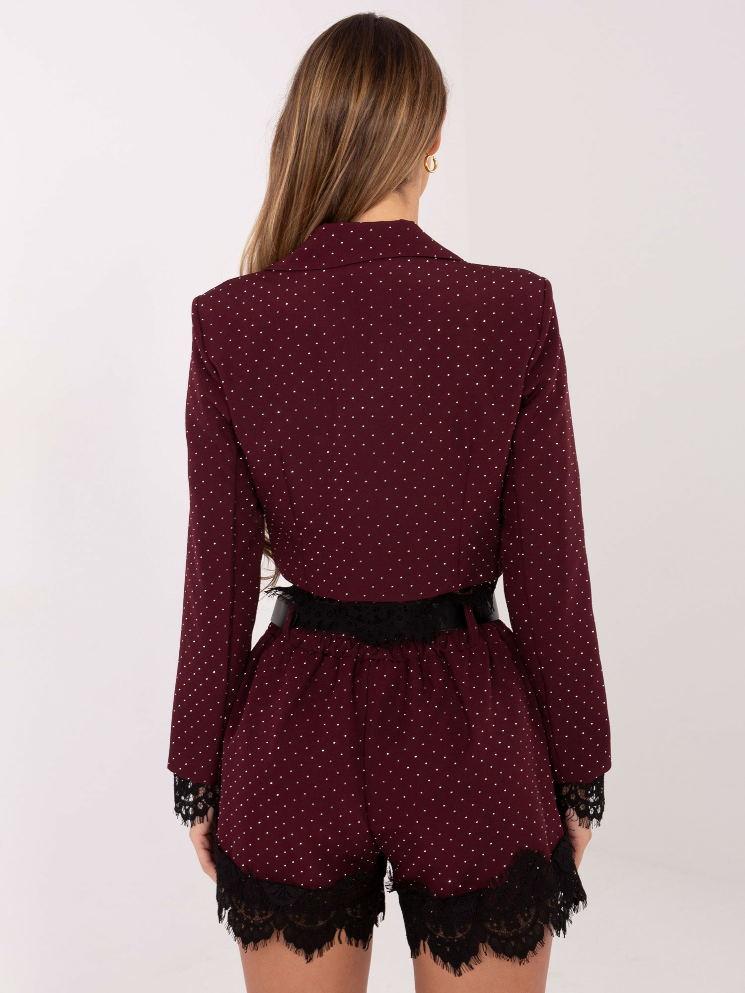 Бордо Дамско Сако ITALY MODA - Елегантност - Image 5