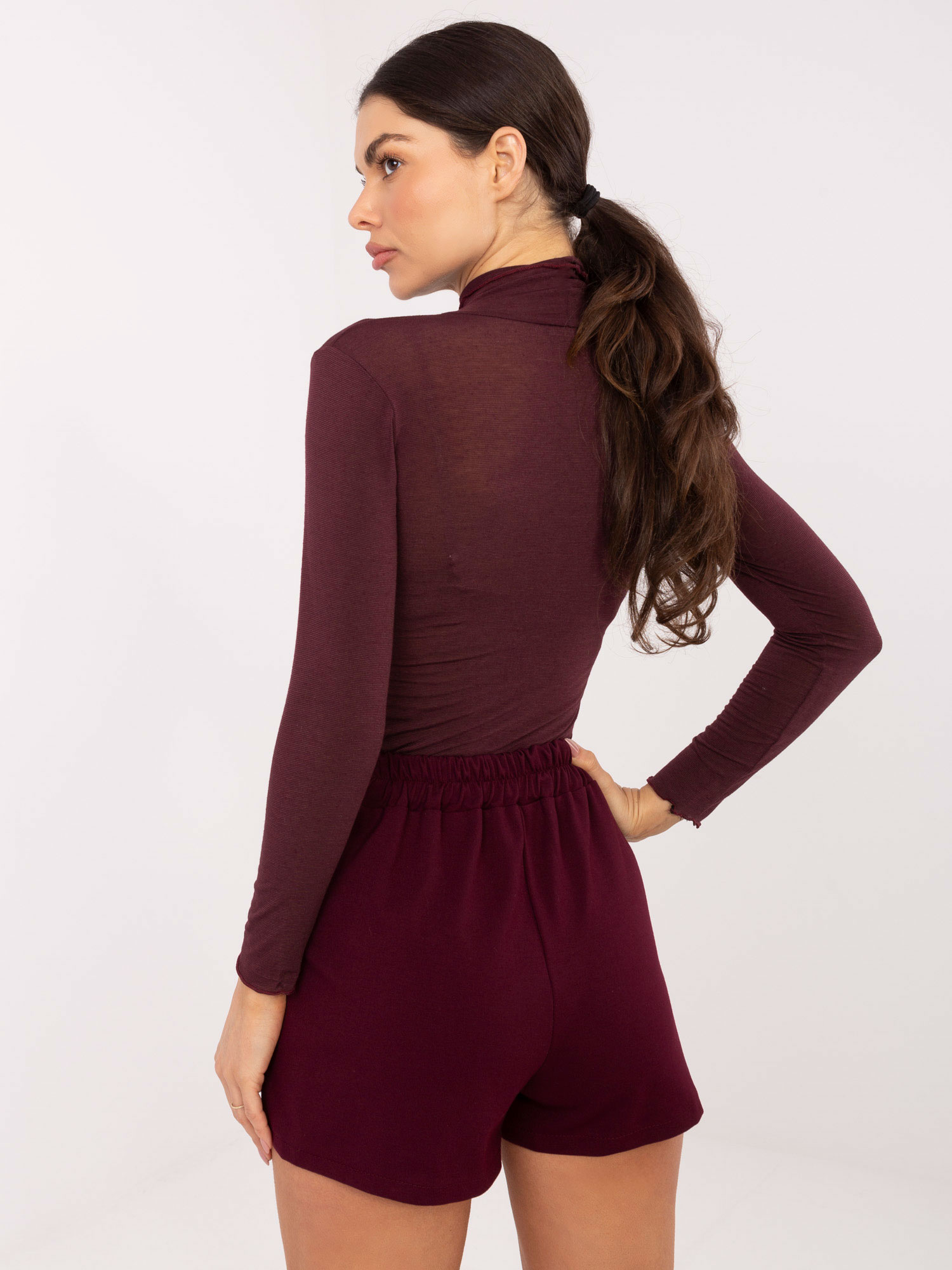 Бордо Шорти ITALY MODA - Елегантни и Удобни - Image 4
