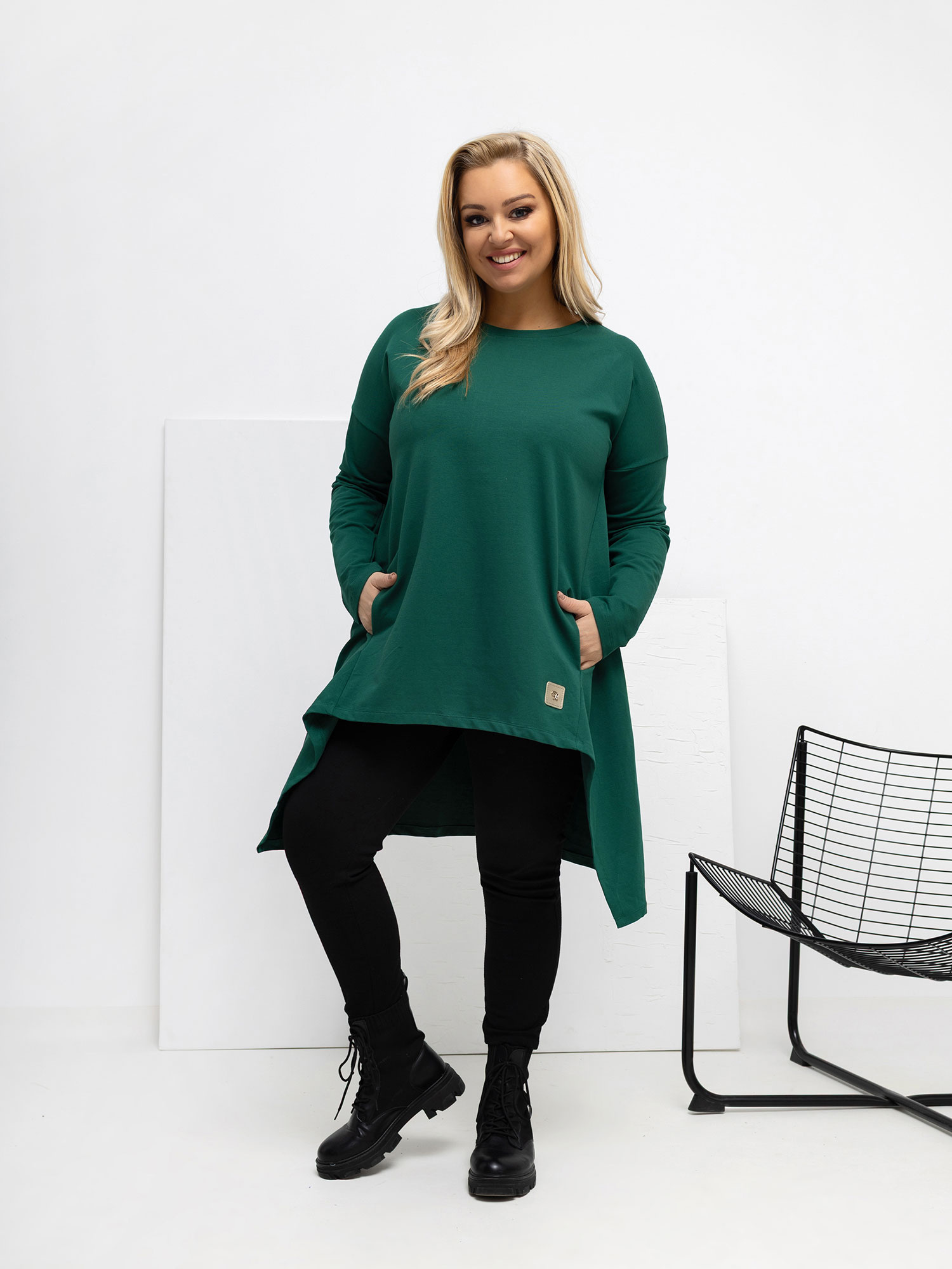 Тъмно Зелена Туника RELEVANCE - XL/2XL