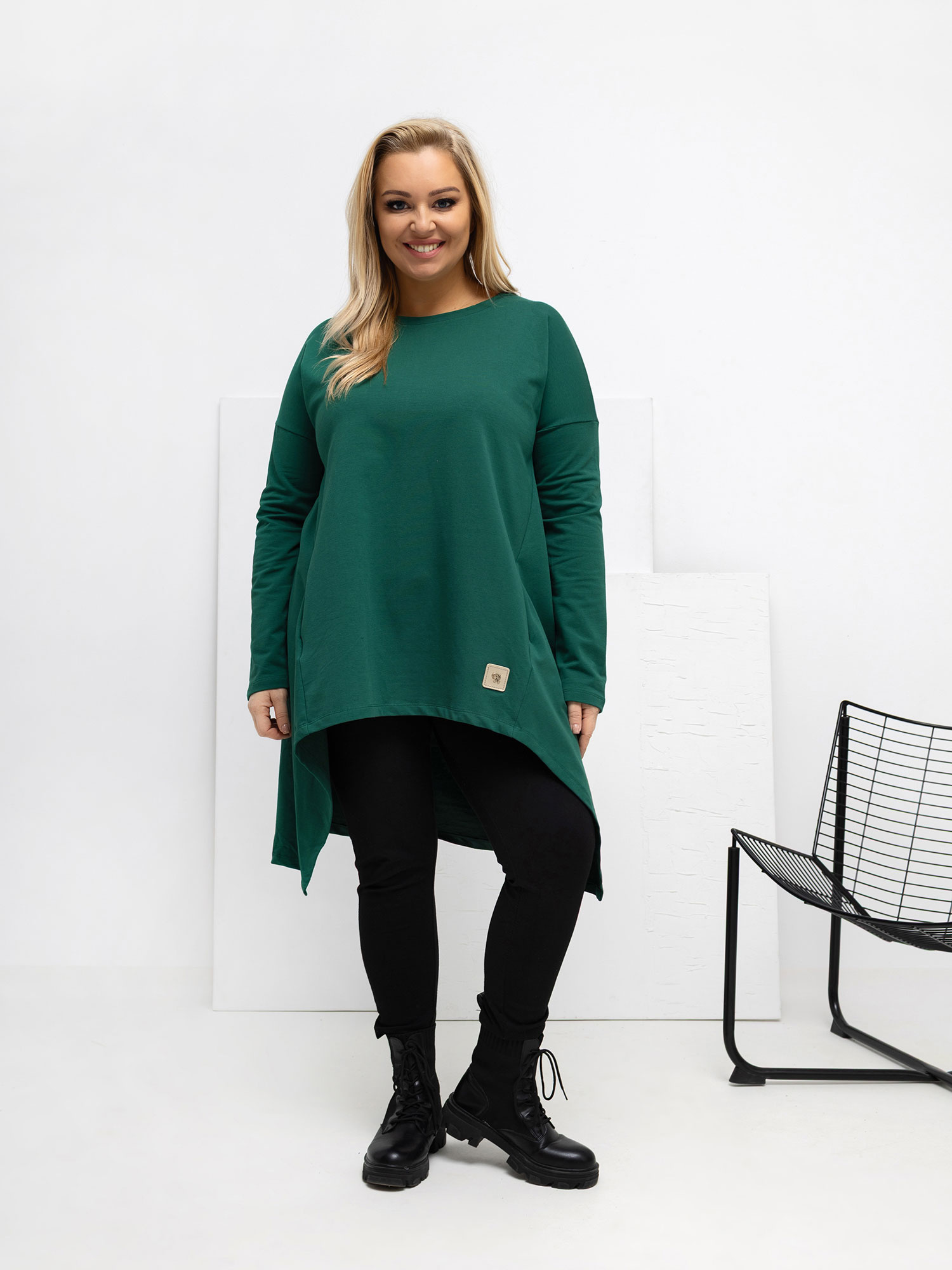 Тъмно Зелена Туника RELEVANCE - XL/2XL - Image 2