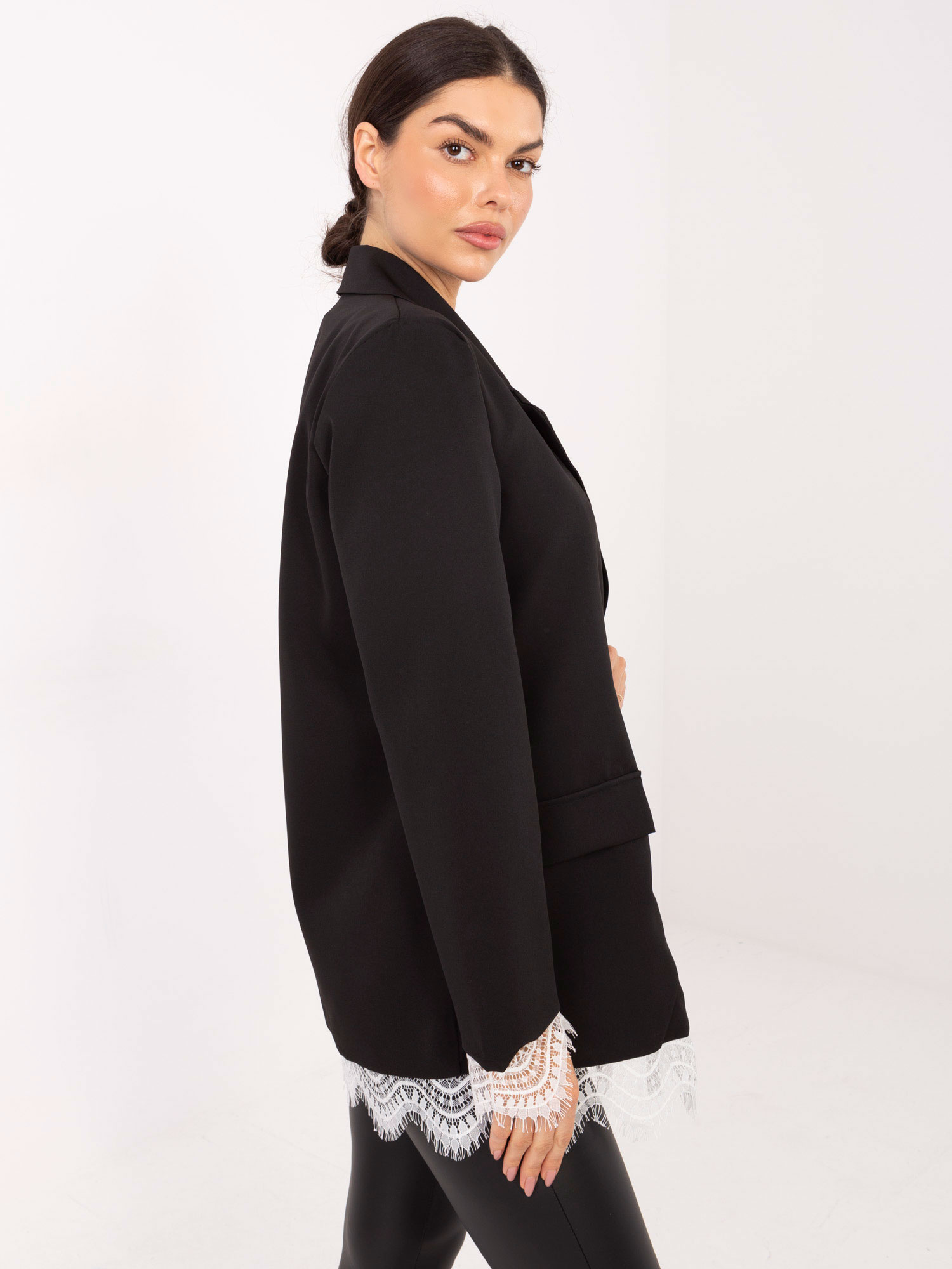Черно Сако ITALY MODA - Елегантност и Стил - Image 3