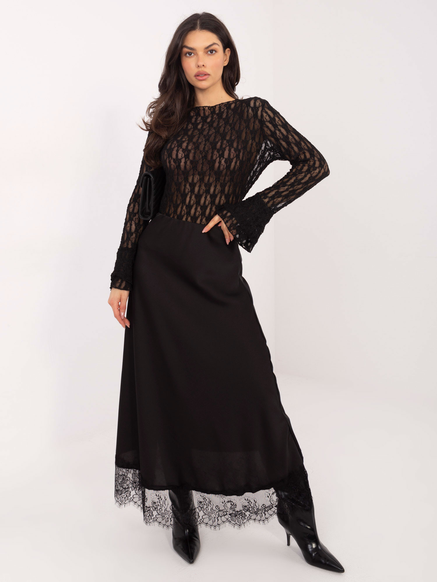 Черна Блуза ITALY MODA - Елегантна и Удобна - Image 4