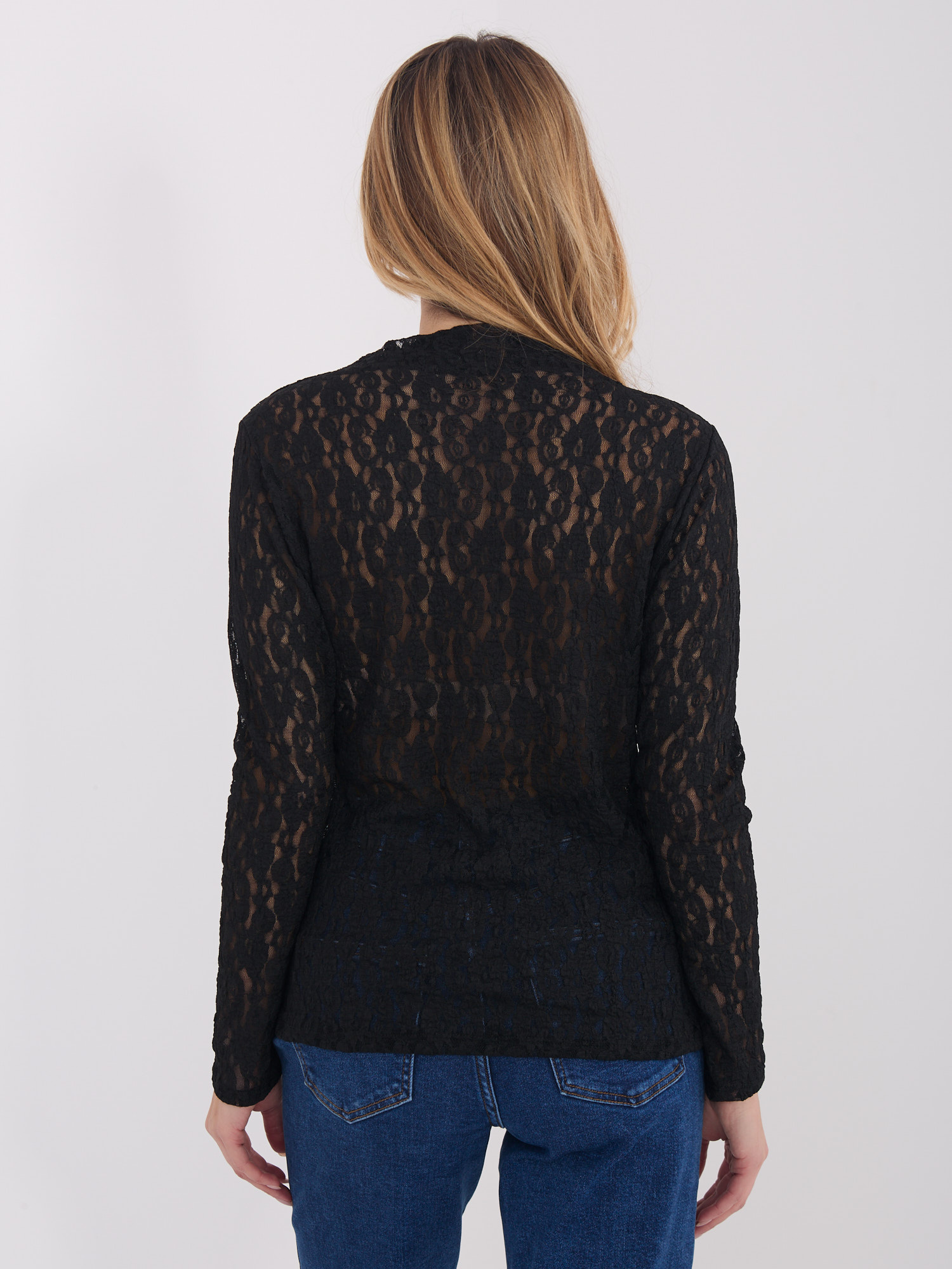 Черна Блуза ITALY MODA - Елегантна и Удобна - Image 4