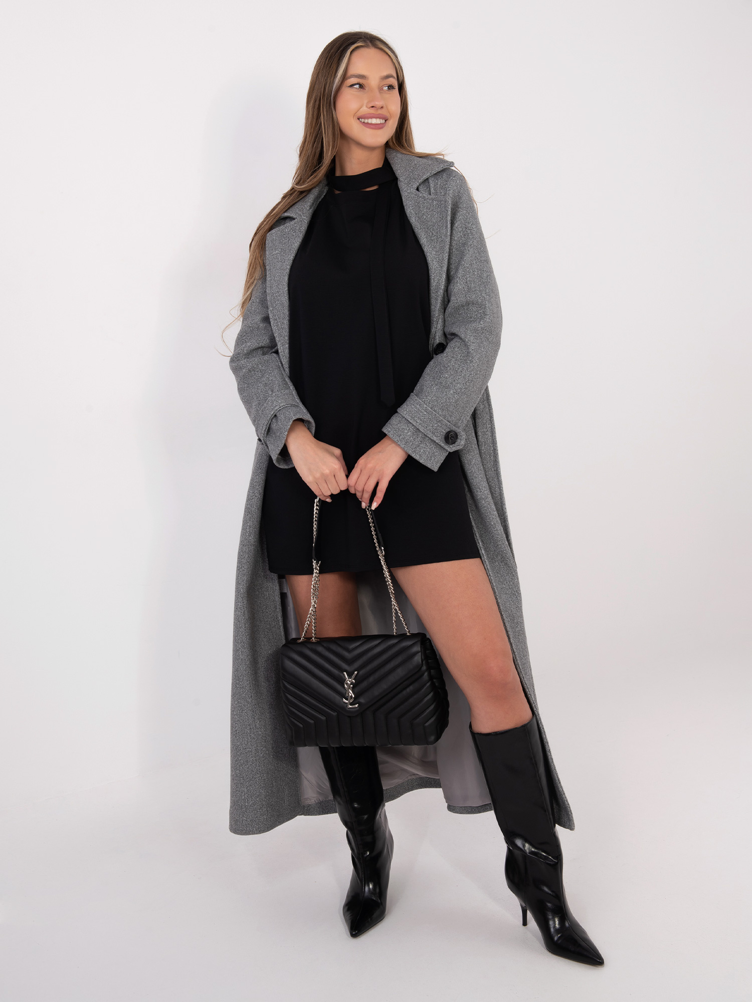 Елегантна Черна Рокля ITALY MODA - Удобство и Стил - Image 3