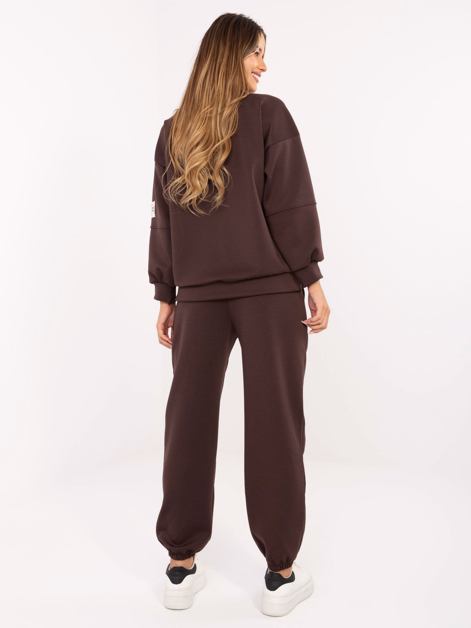 Тъмно Кафяв Комплект ITALY MODA - Удобство и Стил - Image 3