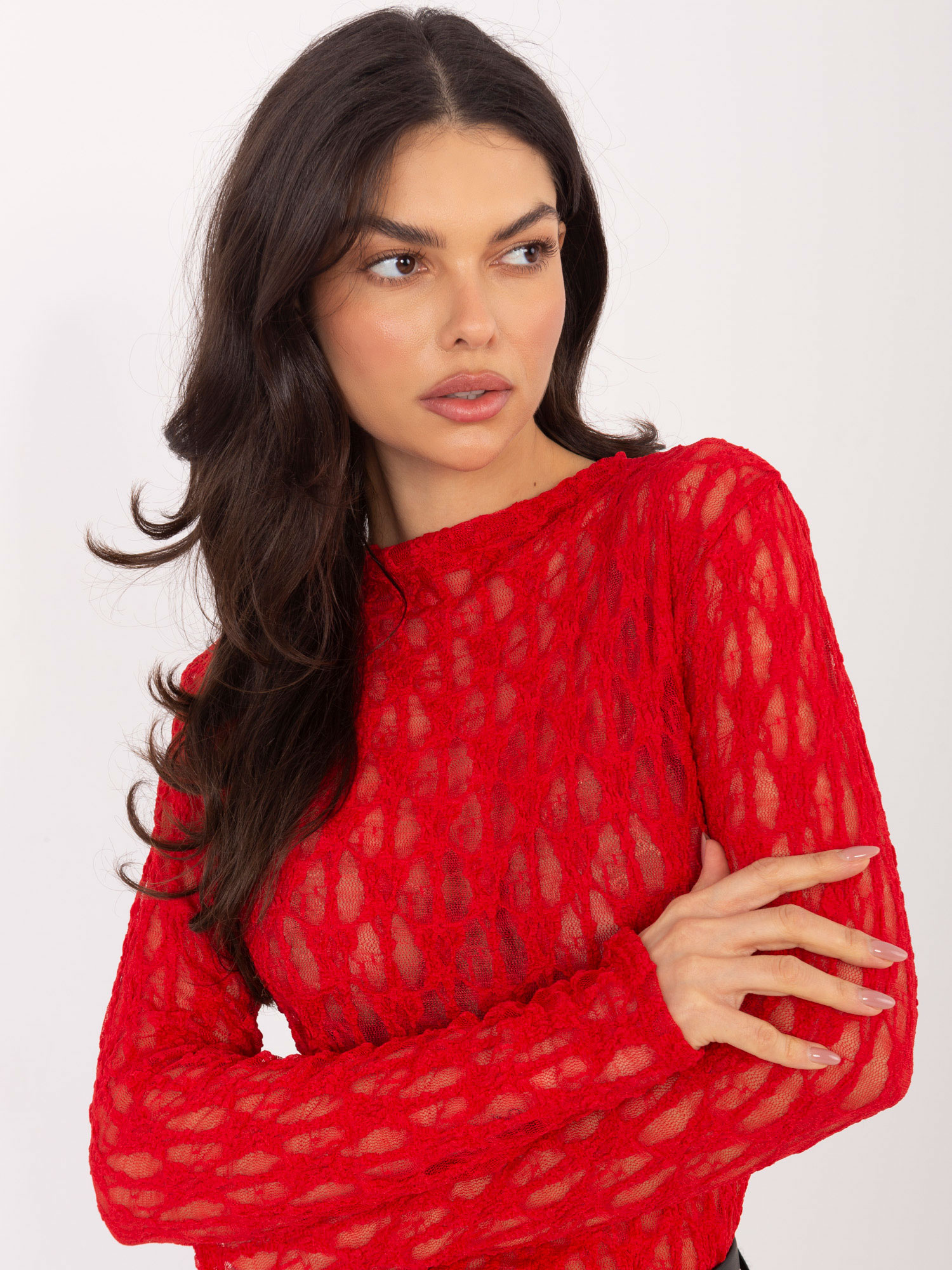 Червена Блуза ITALY MODA - Елегантна и Удобна - Image 3