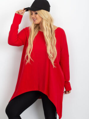 Червена Блуза RELEVANCE Plus Size - Елегантност и Комфорт