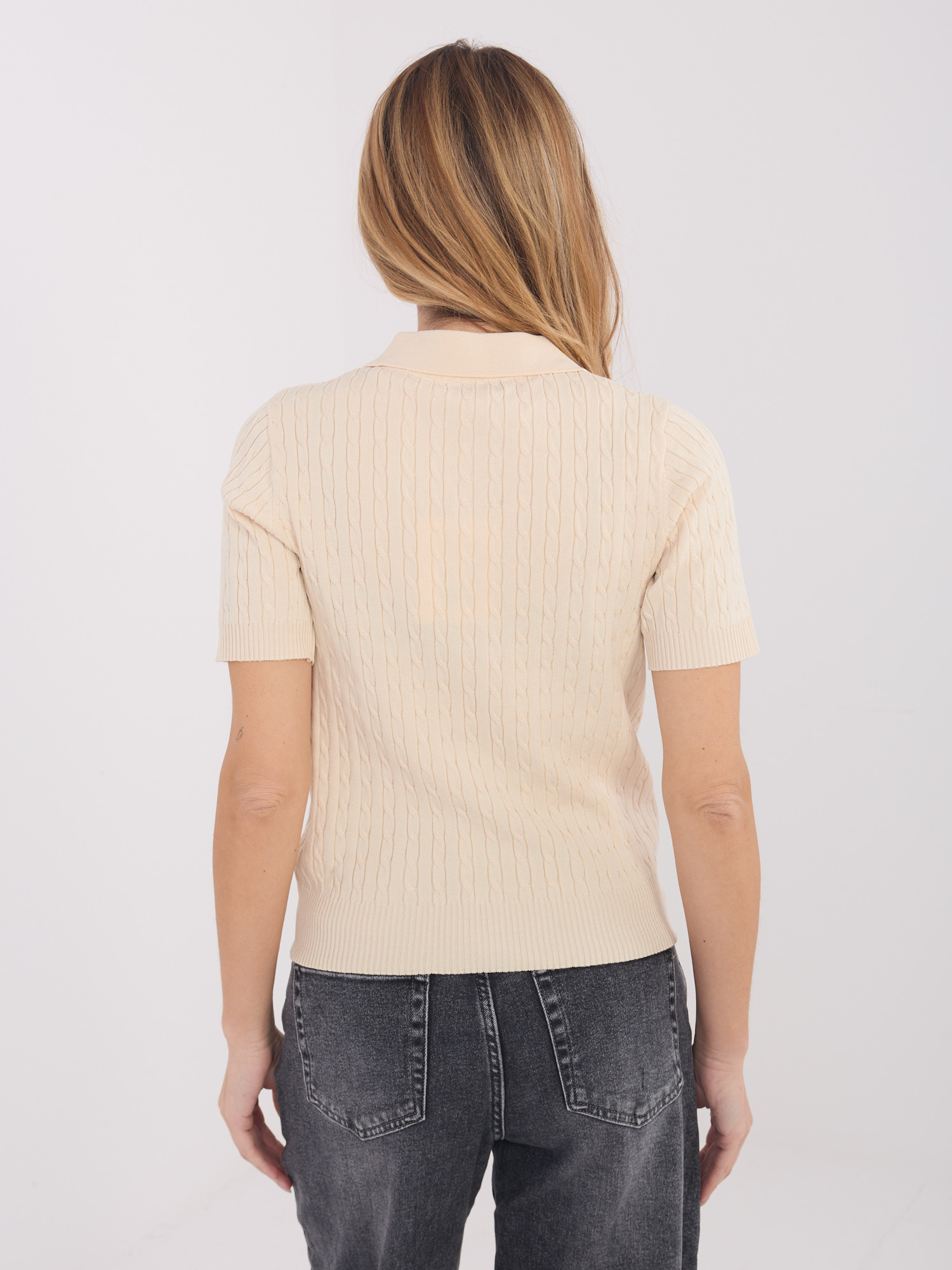 Бежов пуловер SHOP SMILE - елегантен комфорт - Image 5