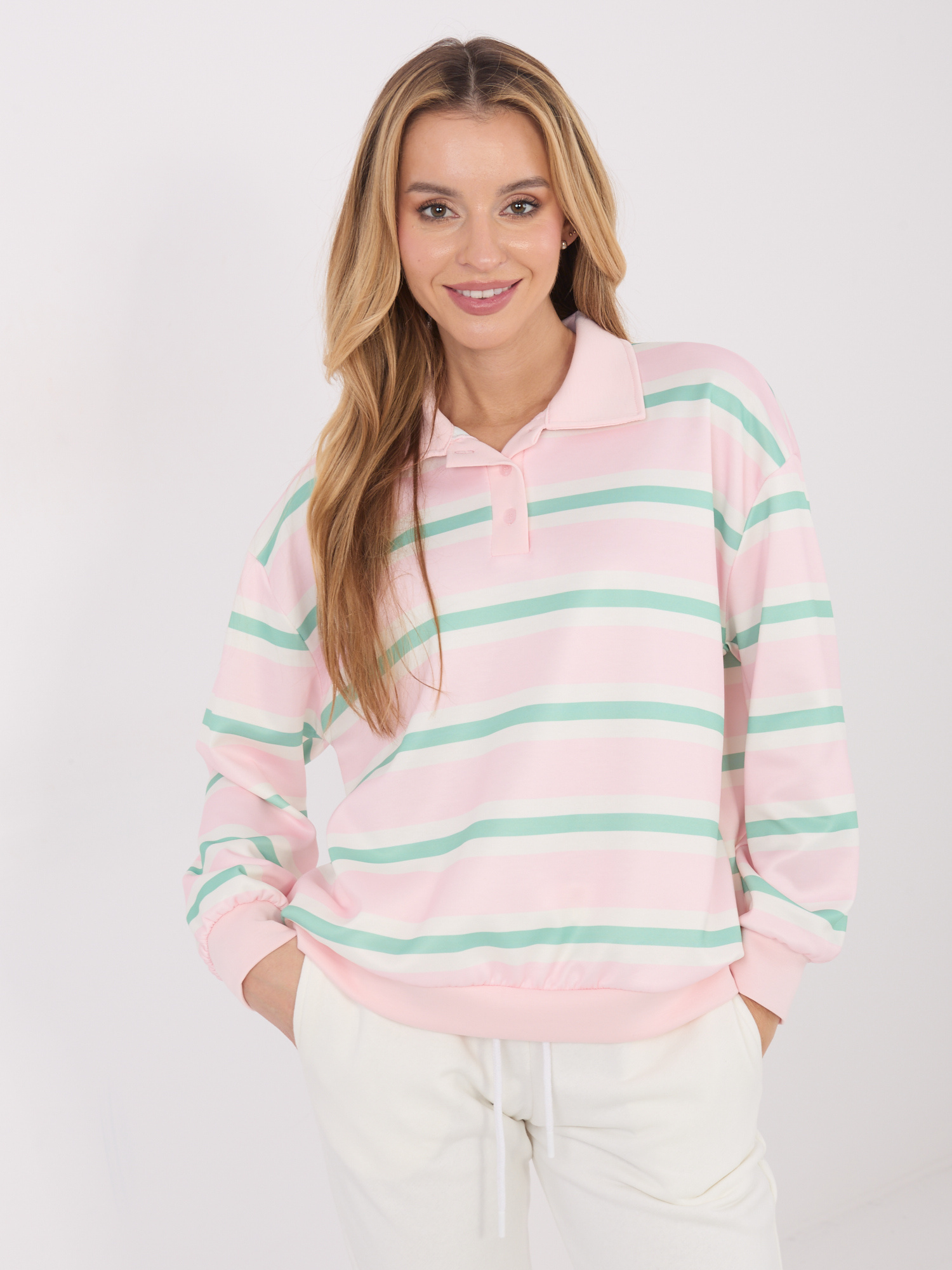 Розова Блуза ITALY MODA - Елегантна и Удобна - Image 4