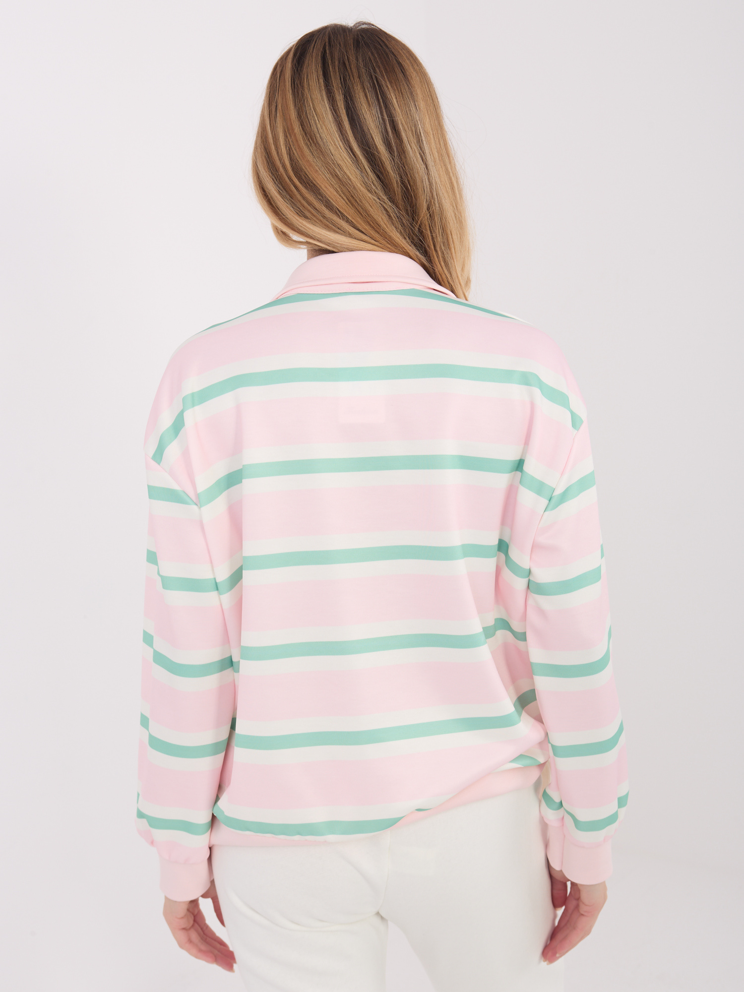Розова Блуза ITALY MODA - Елегантна и Удобна - Image 3