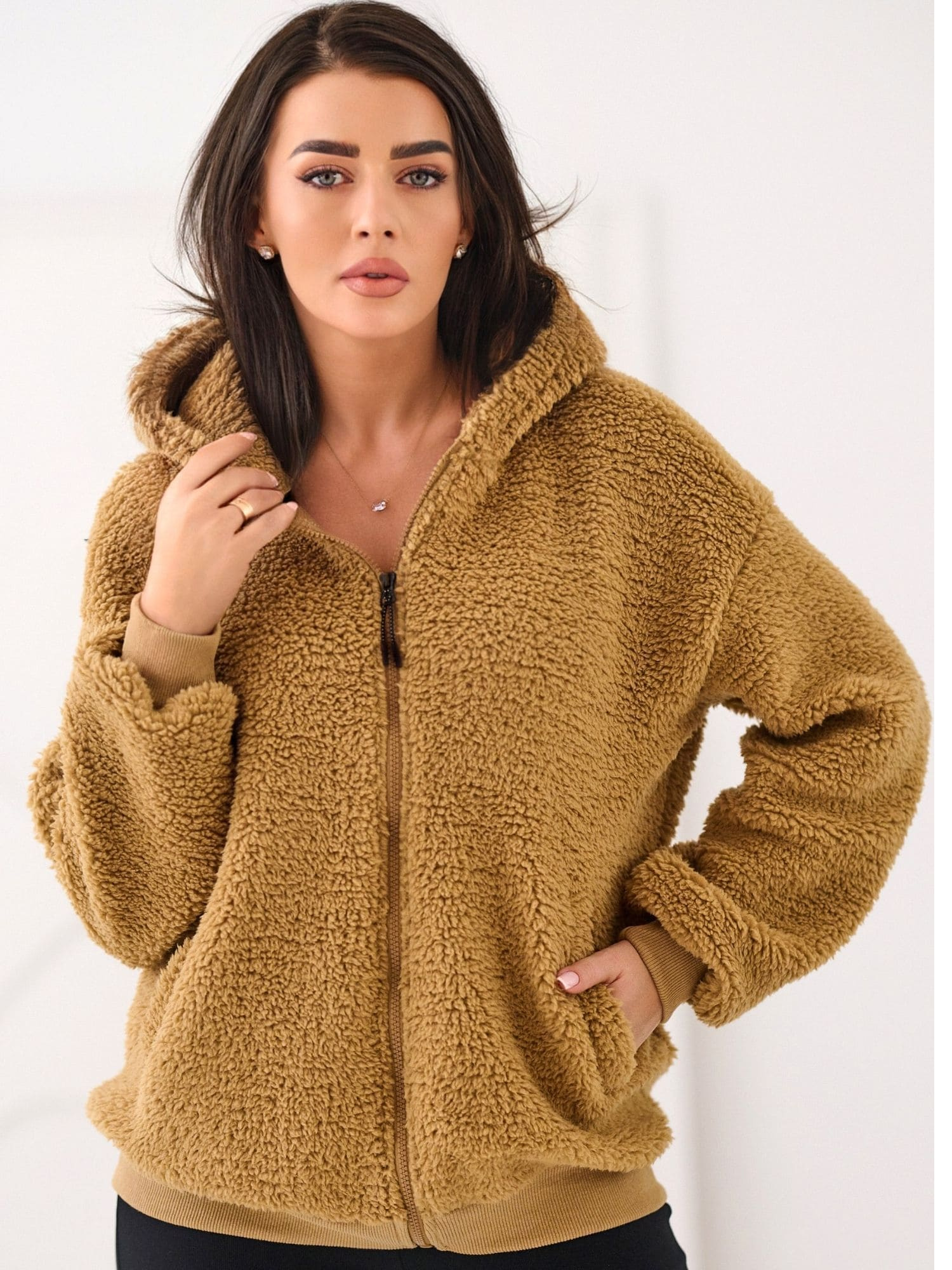 Стилна Camel Блуза SHOP SMILE - Нова Колекция - Image 4