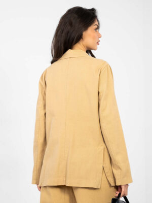 Елегантно Camel Сако RUE PARIS - Bawełna