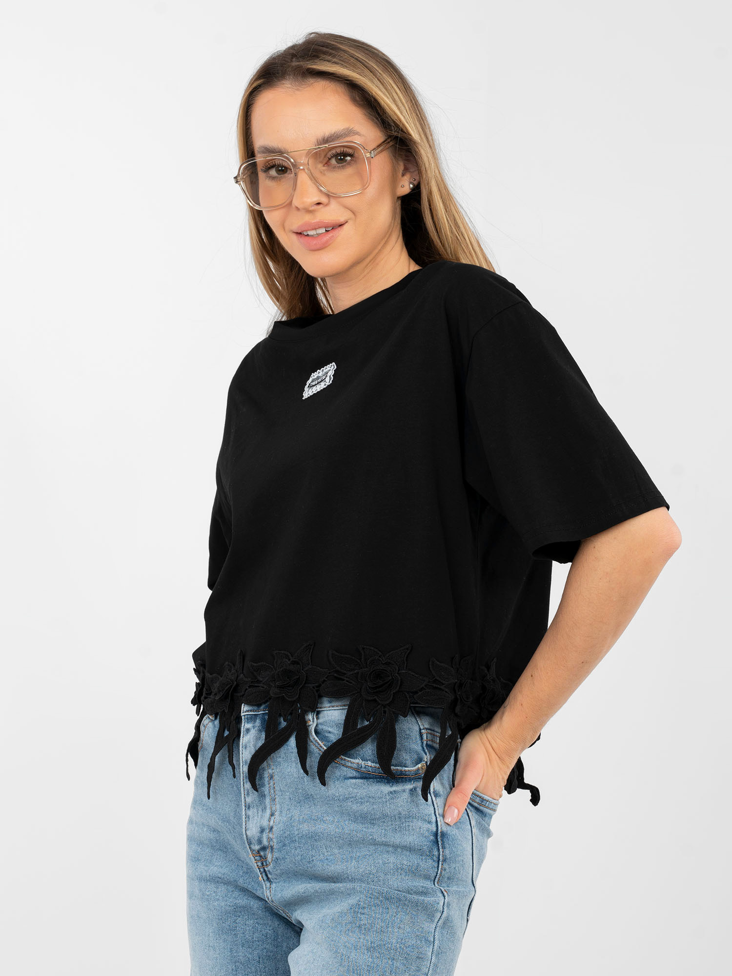 Черна Блуза SHOP SMILE - Елегантна и Удобна - Image 4