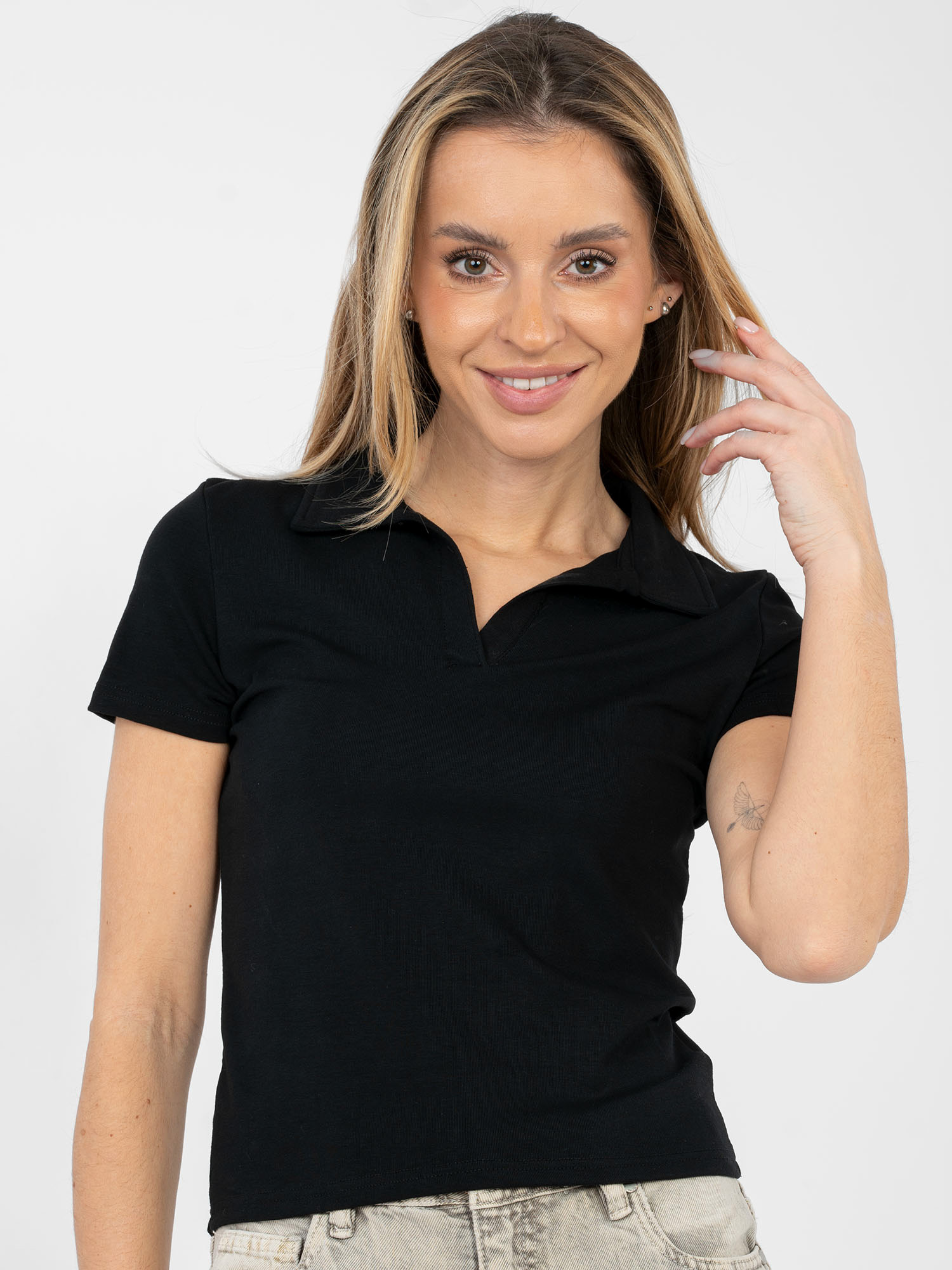 Черна Блуза SHOP SMILE - Елегантна и Удобна - Image 3