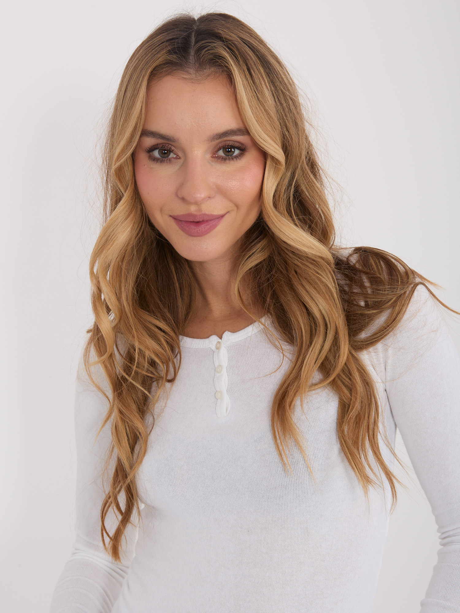 Елегантна Блуза SHOP SMILE Ecru - 100% Памук - Image 3