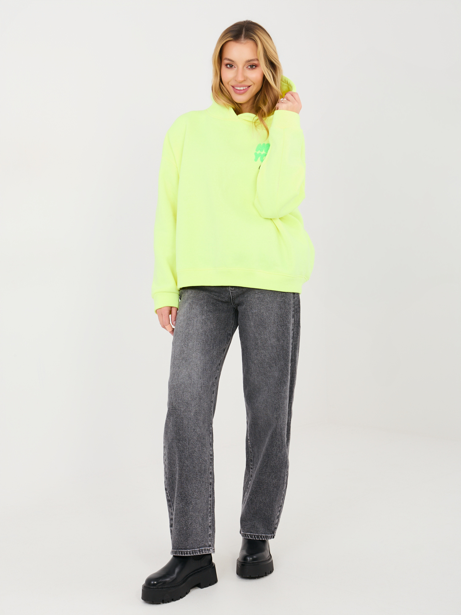 Жълта Блуза SHOP SMILE - Fluo Стил и Комфорт - Image 4
