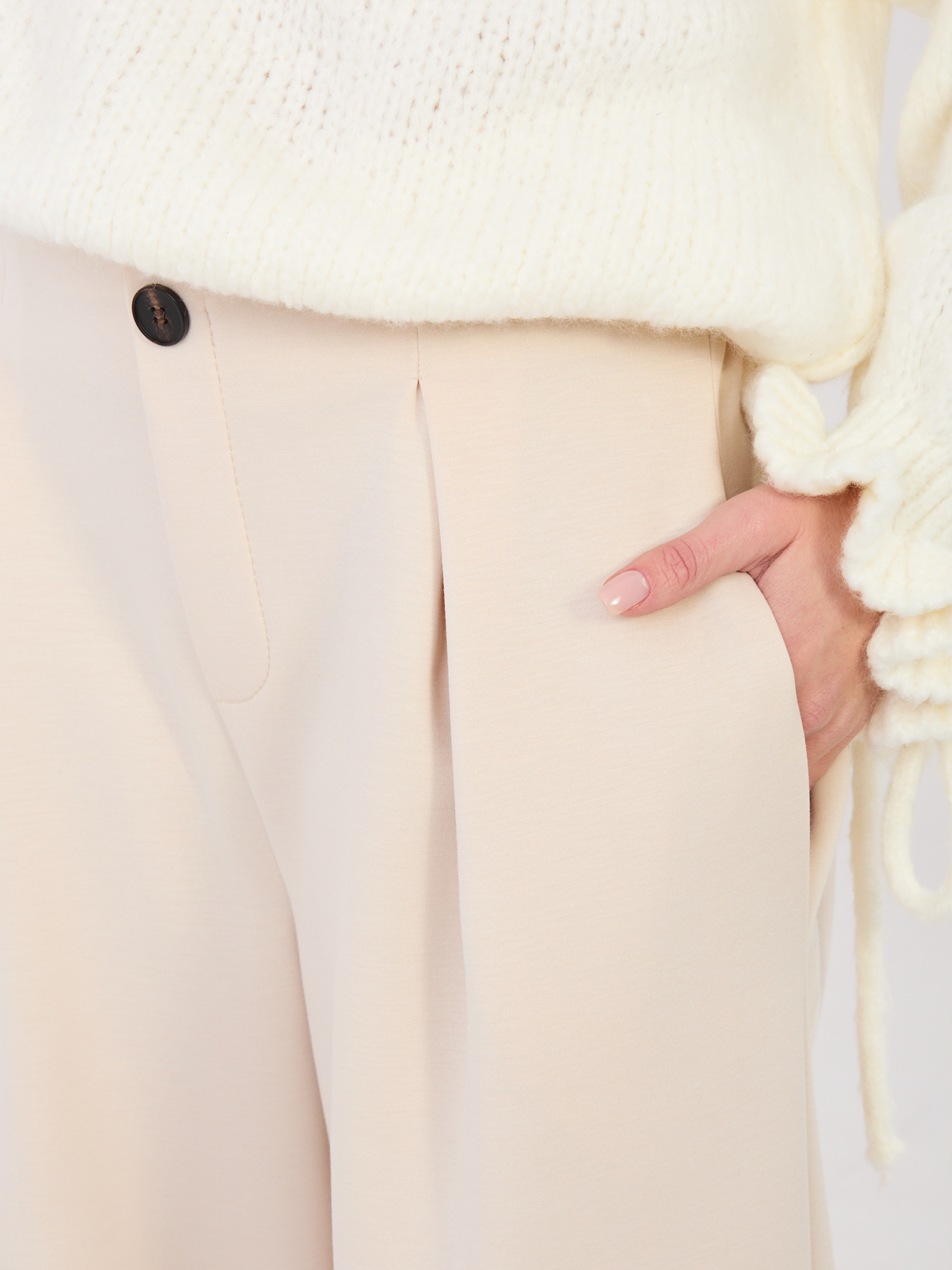Бежови Панталони ITALY MODA - Елегантност и Комфорт - Image 3