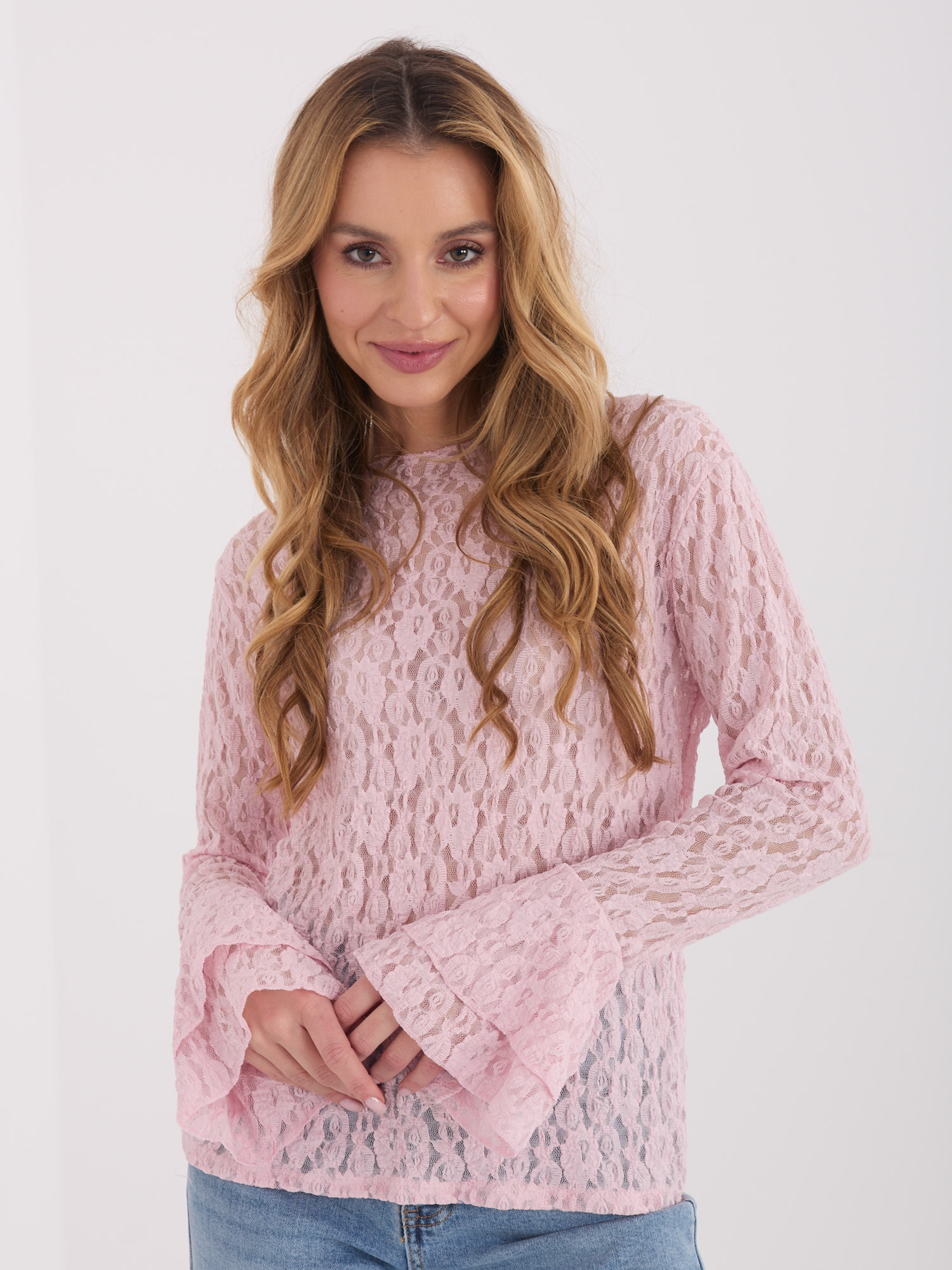 Нежно Розова Блуза ITALY MODA - Елегантен Комфорт - Image 2