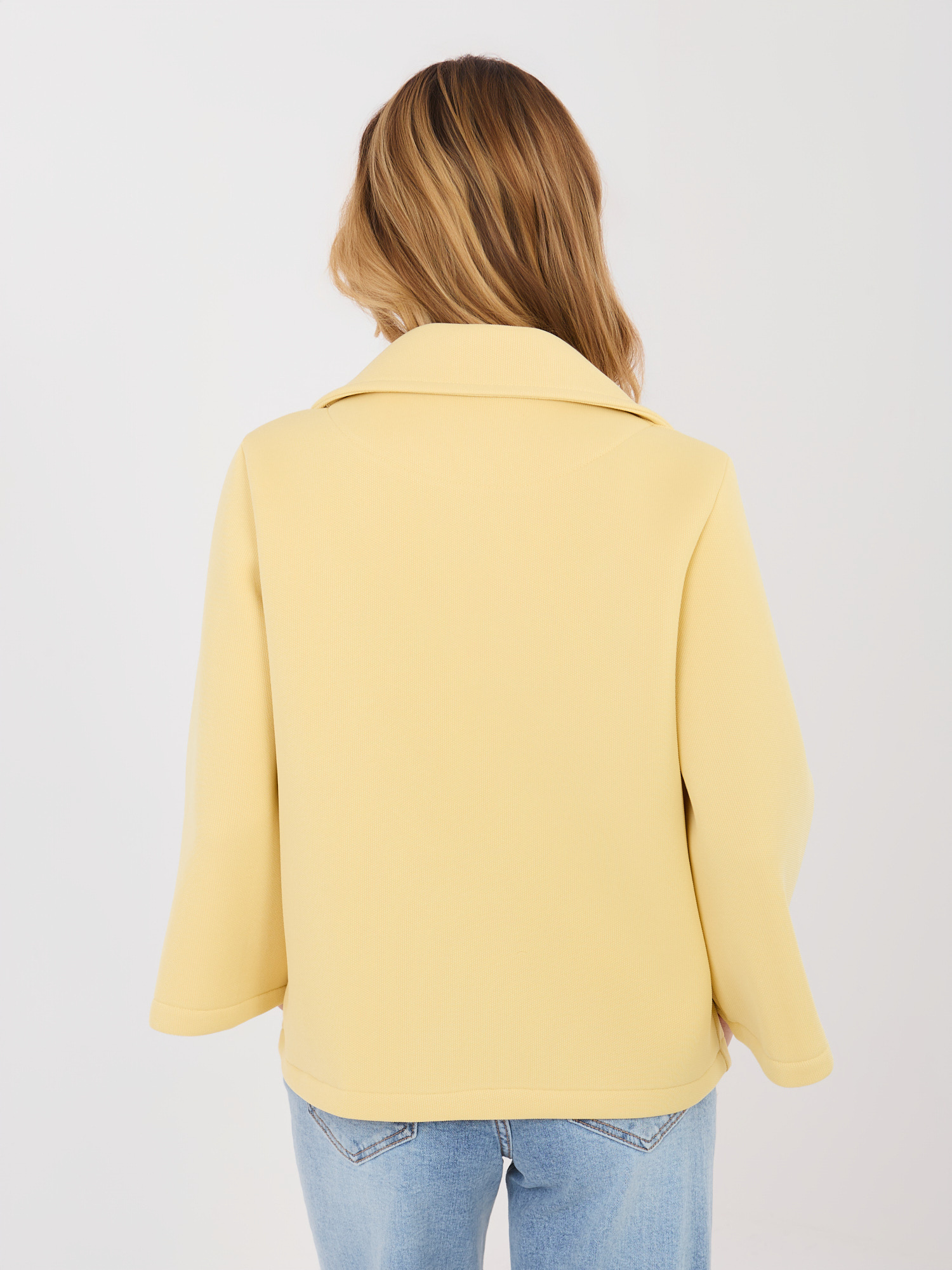 Жълто Яке ITALY MODA - Стил и Комфорт - Image 3