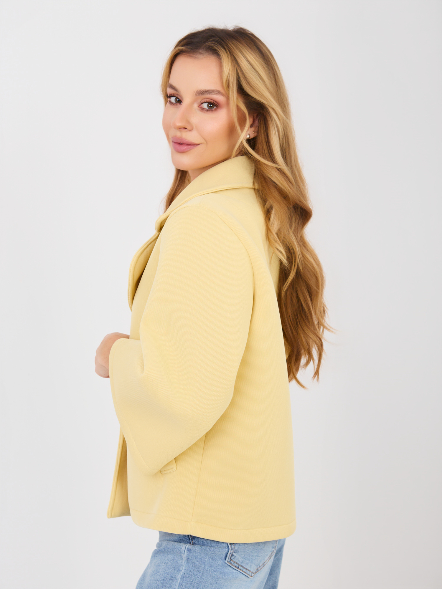Жълто Яке ITALY MODA - Стил и Комфорт - Image 5