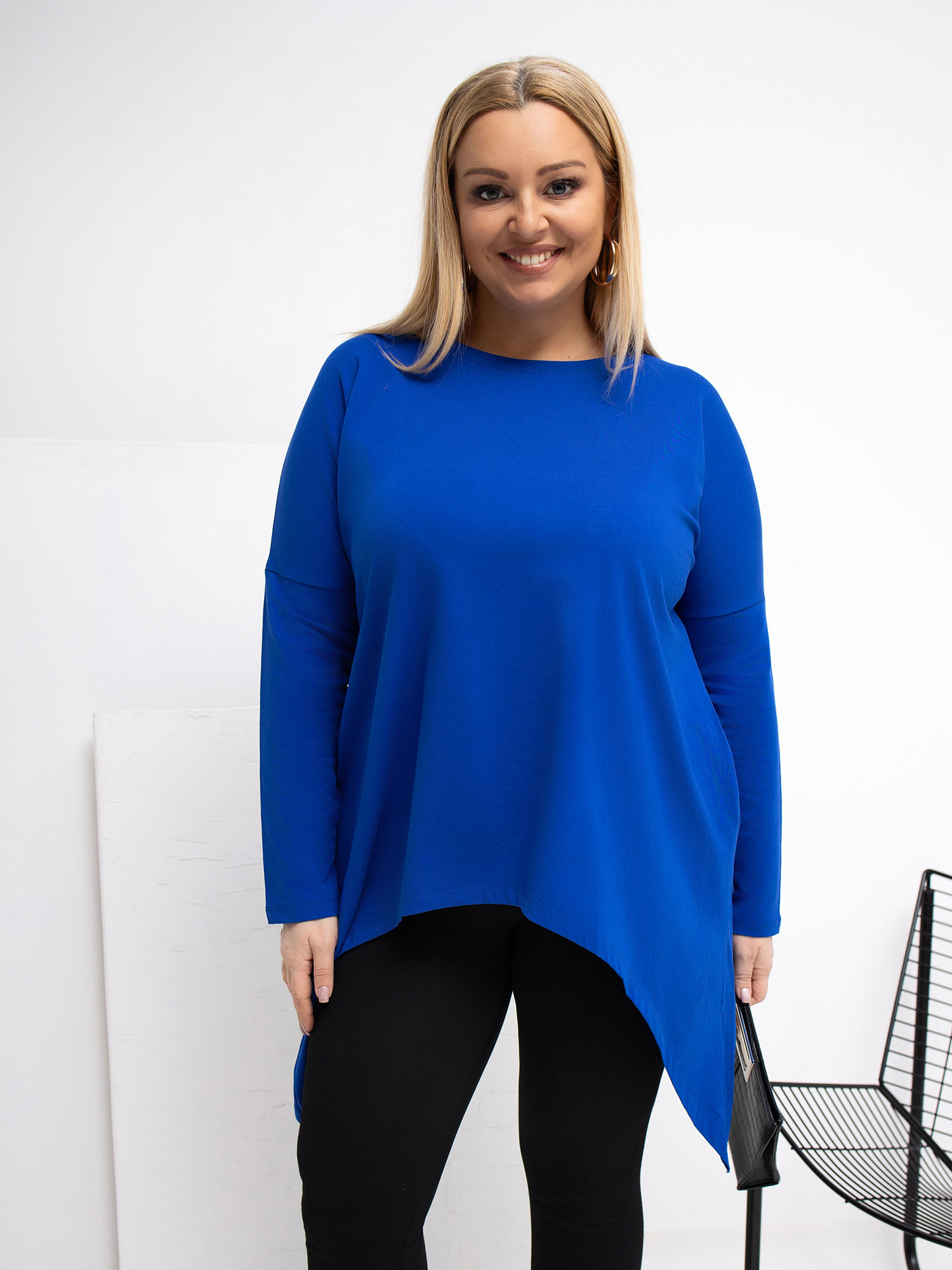 Кобалтово Синя Блуза RELEVANCE - XL/2XL - Image 2