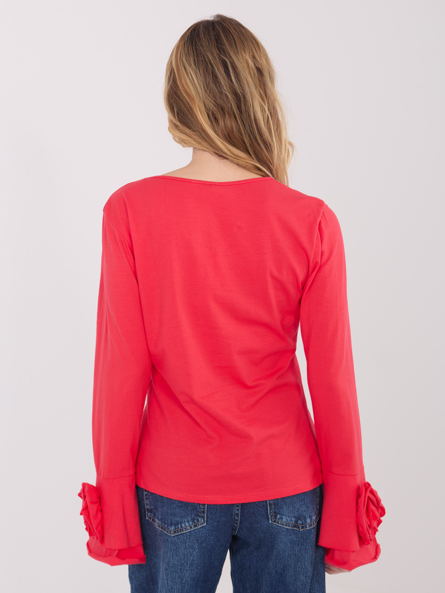 Коралова Блуза ITALY MODA - 100% Памук - Image 5