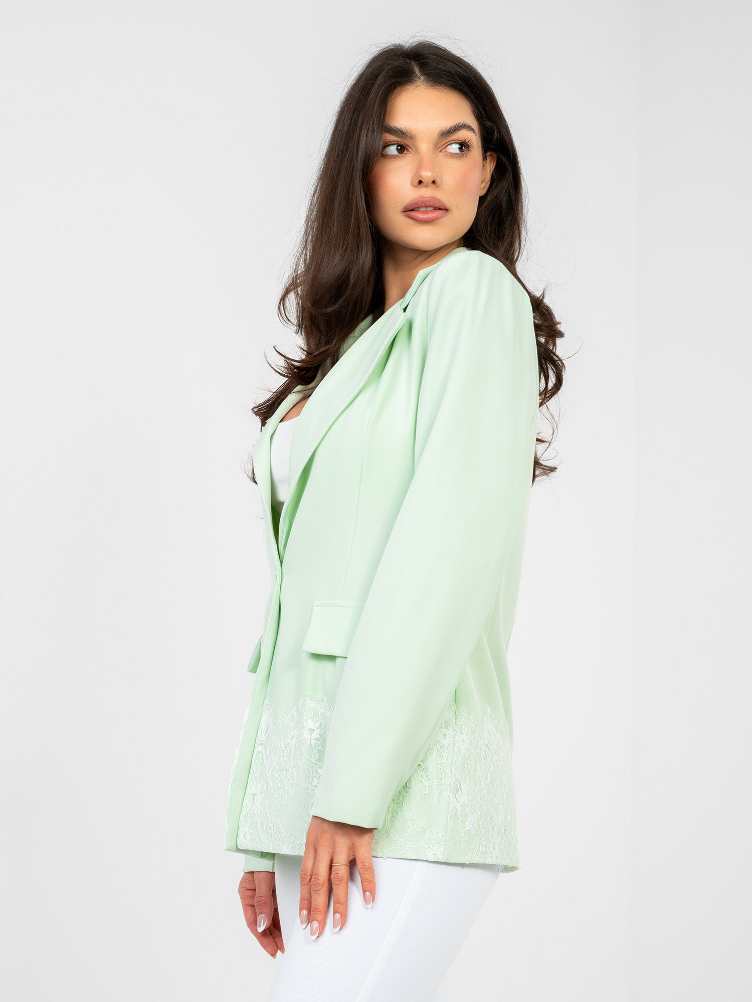 Ментово Сако SHOP SMILE - Елегантност и Комфорт - Image 3