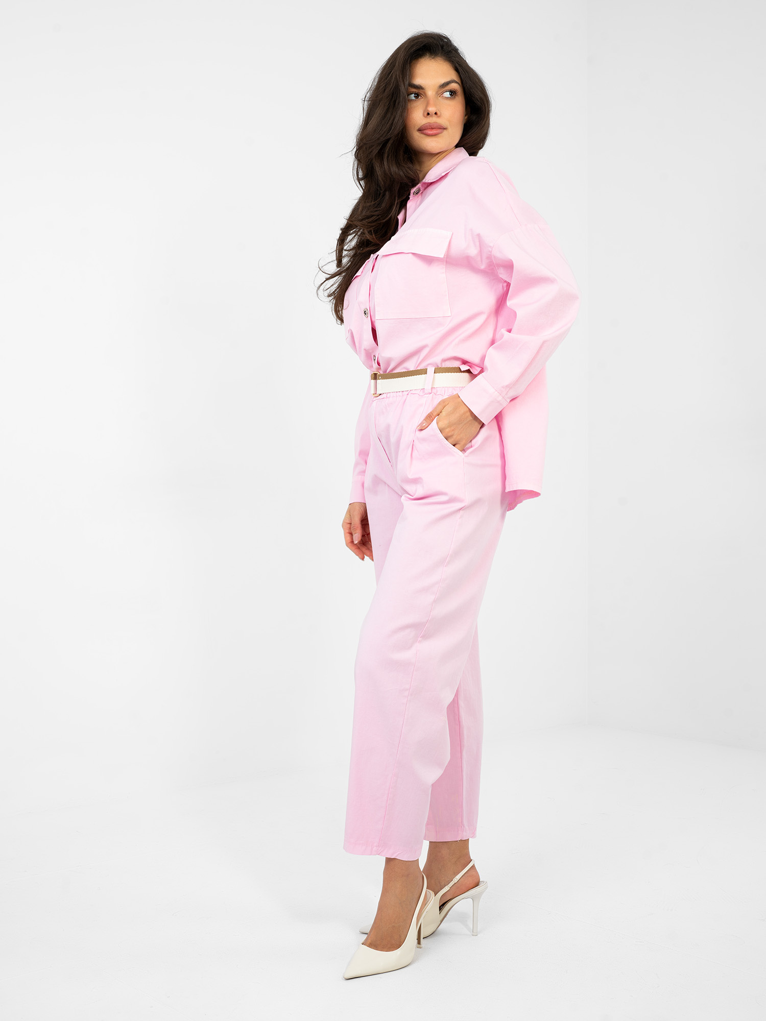 Розови Италиански Панталони ITALY MODA – Елегантност - Image 4