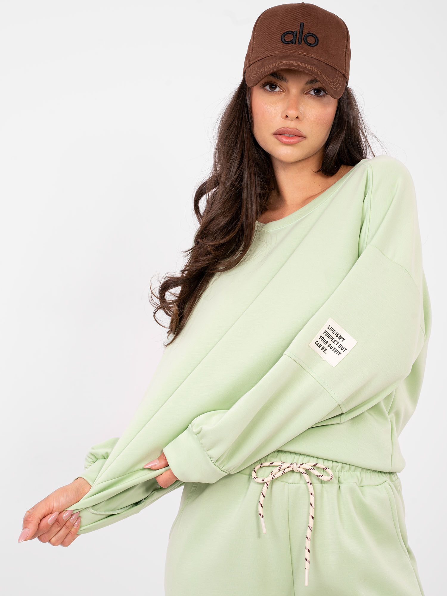 Елегантен Pistacjowy Комплект ITALY MODA - Комфорт и Стил