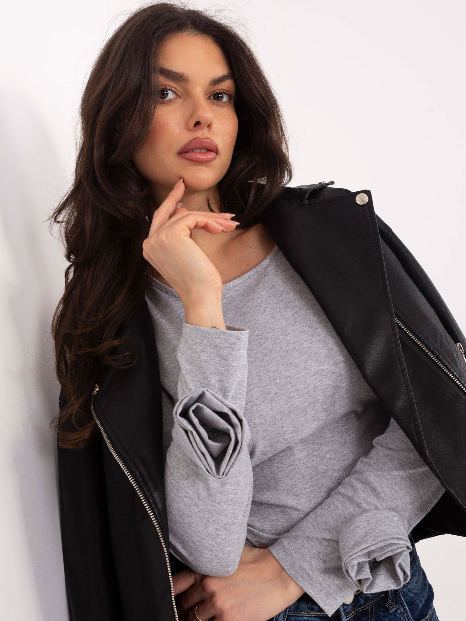 Сива блуза ITALY MODA - Елегантна и удобна - Image 4