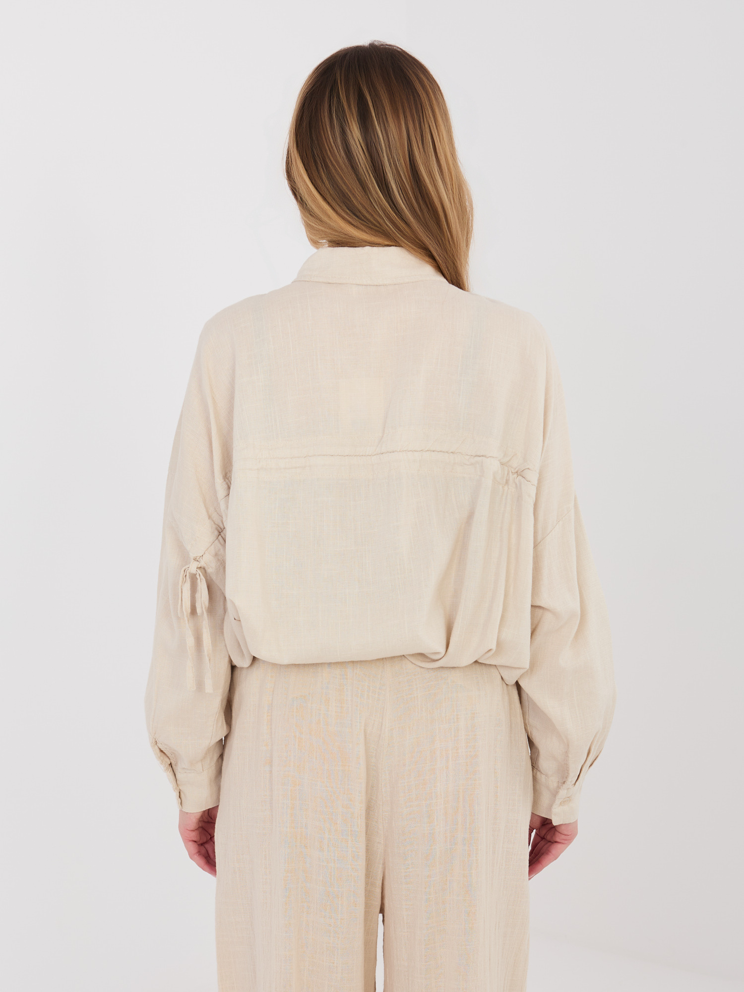 Бежова Риза ITALY MODA - Елегантност и Комфорт - Image 3