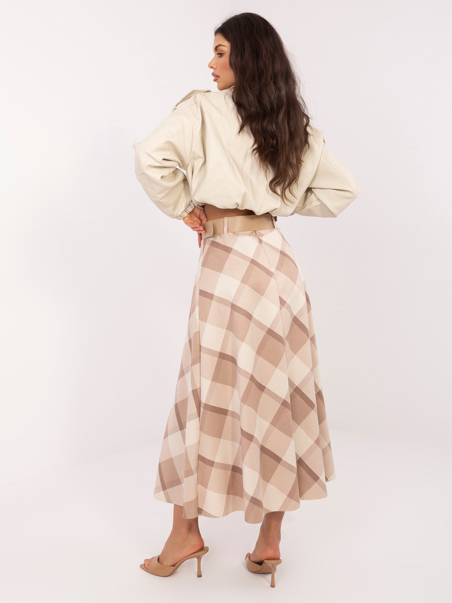 Бежова Пола ITALY MODA - Елегантност и Комфорт - Image 4
