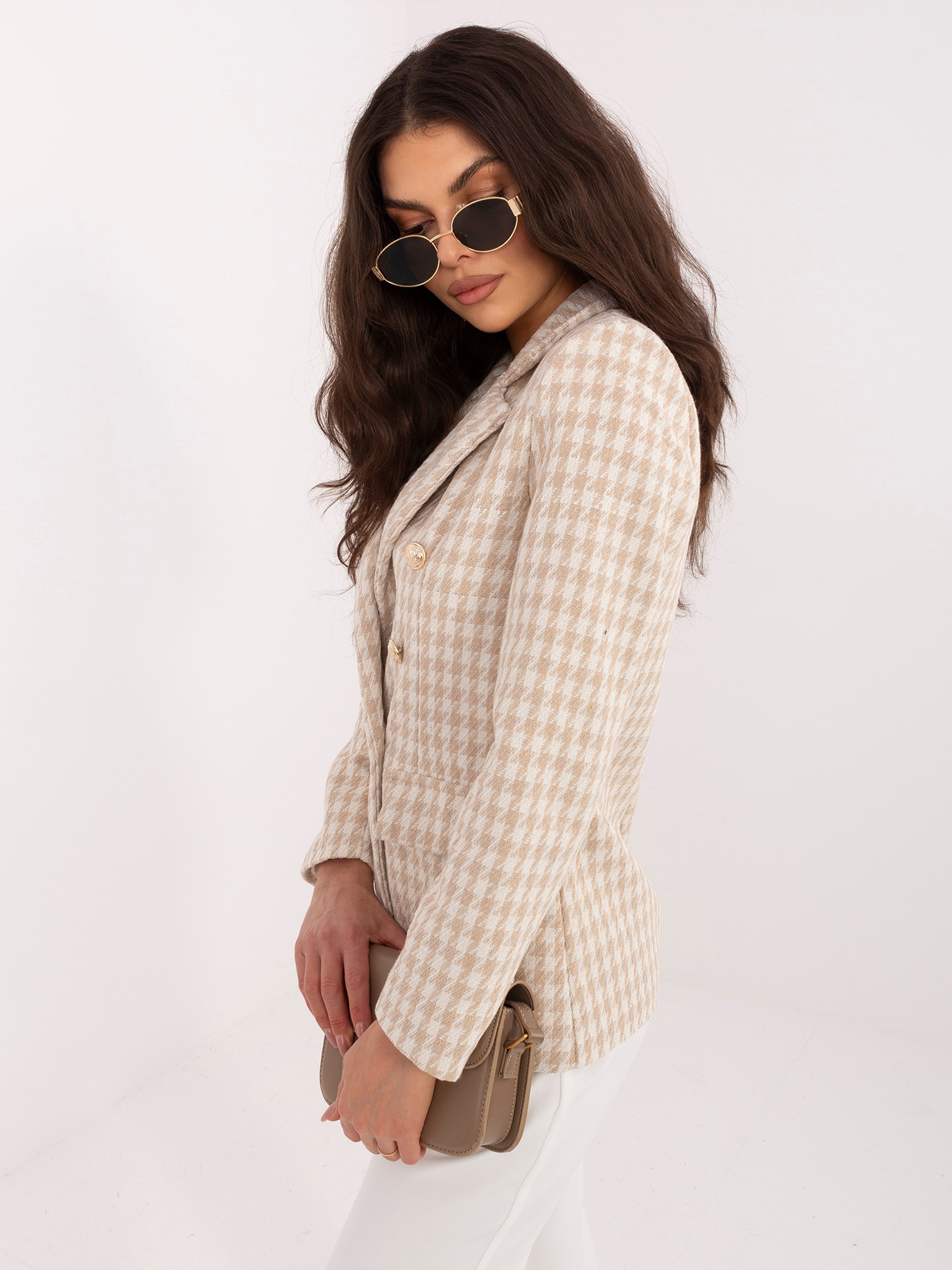 Бежово сако ITALY MODA - Елегантност и стил - Image 3