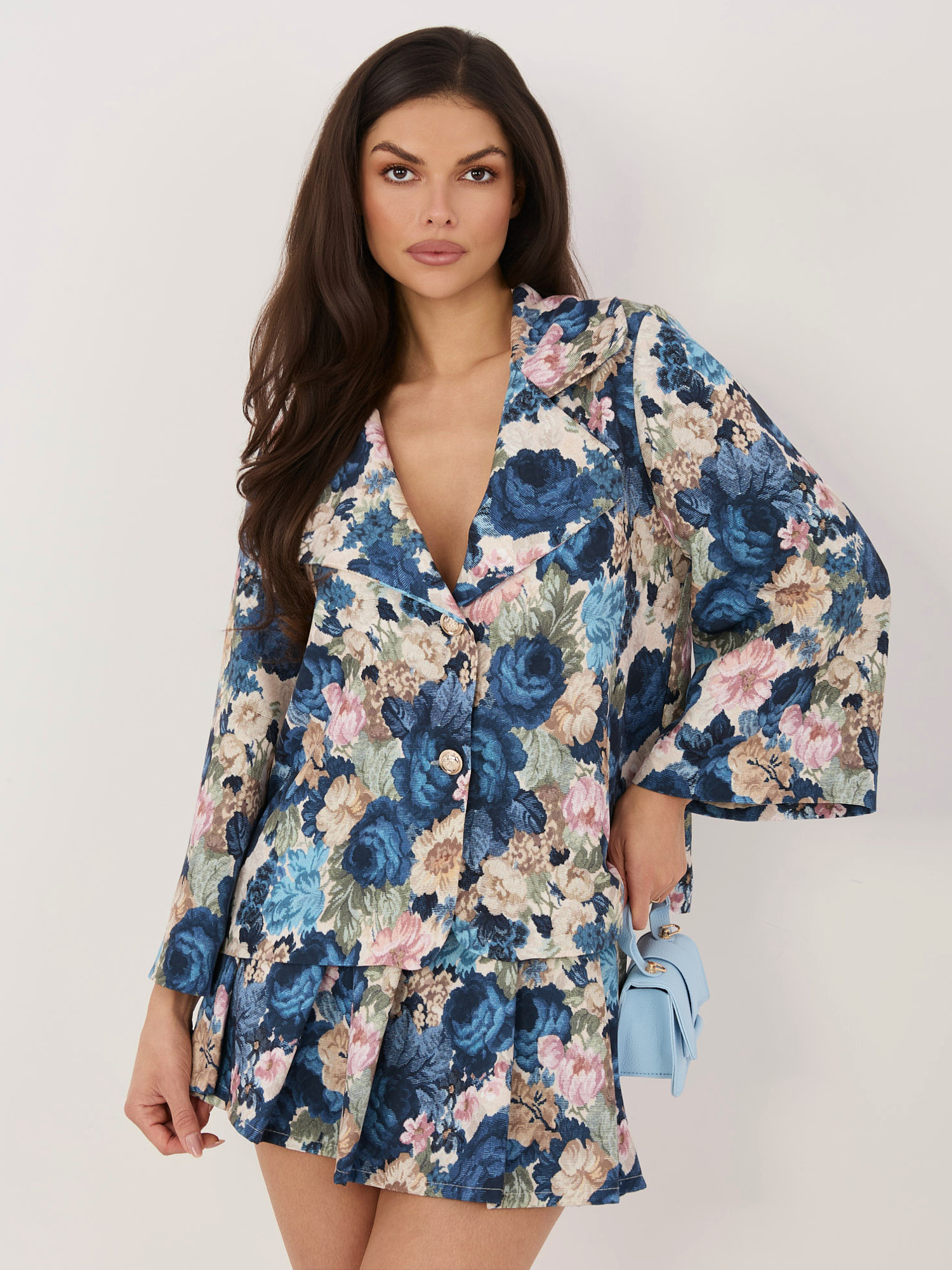 Тъмносиньо сако ITALY MODA – Елегантност и стил - Image 3