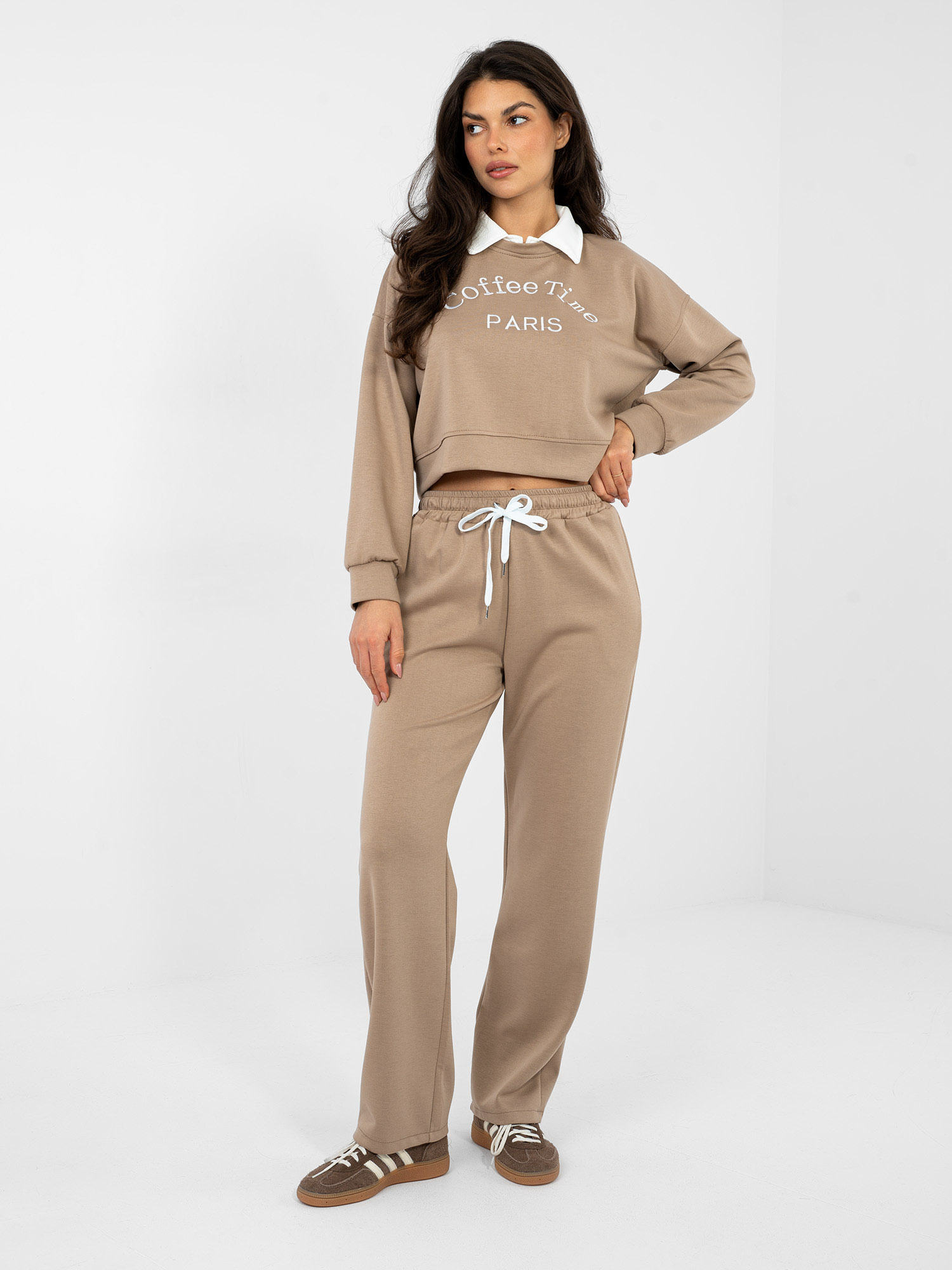 Бежова Блуза ITALY MODA - Елегантност и Комфорт - Image 4