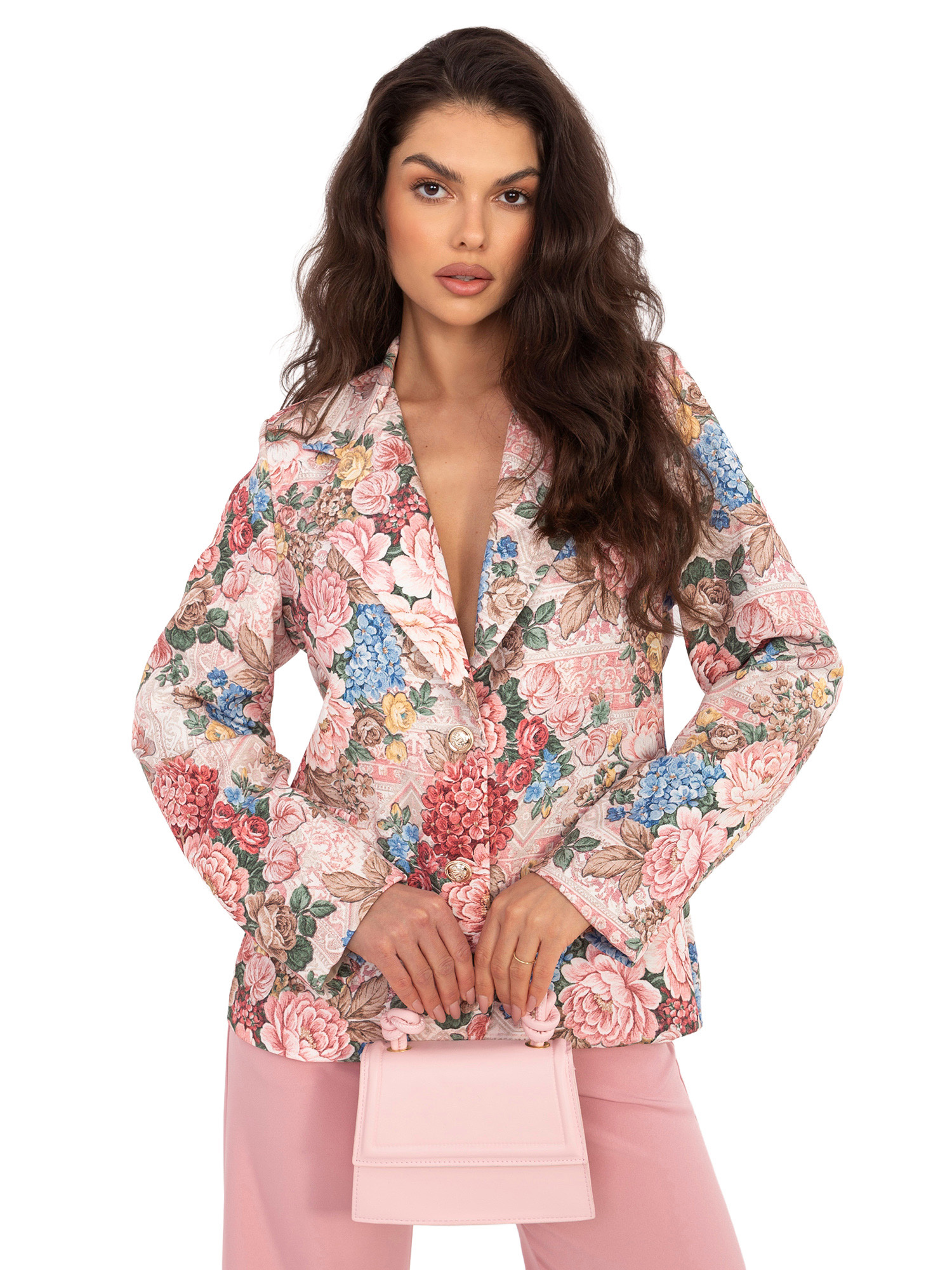 Розово Дамско Сако ITALY MODA - Елегантност и Стил - Image 6