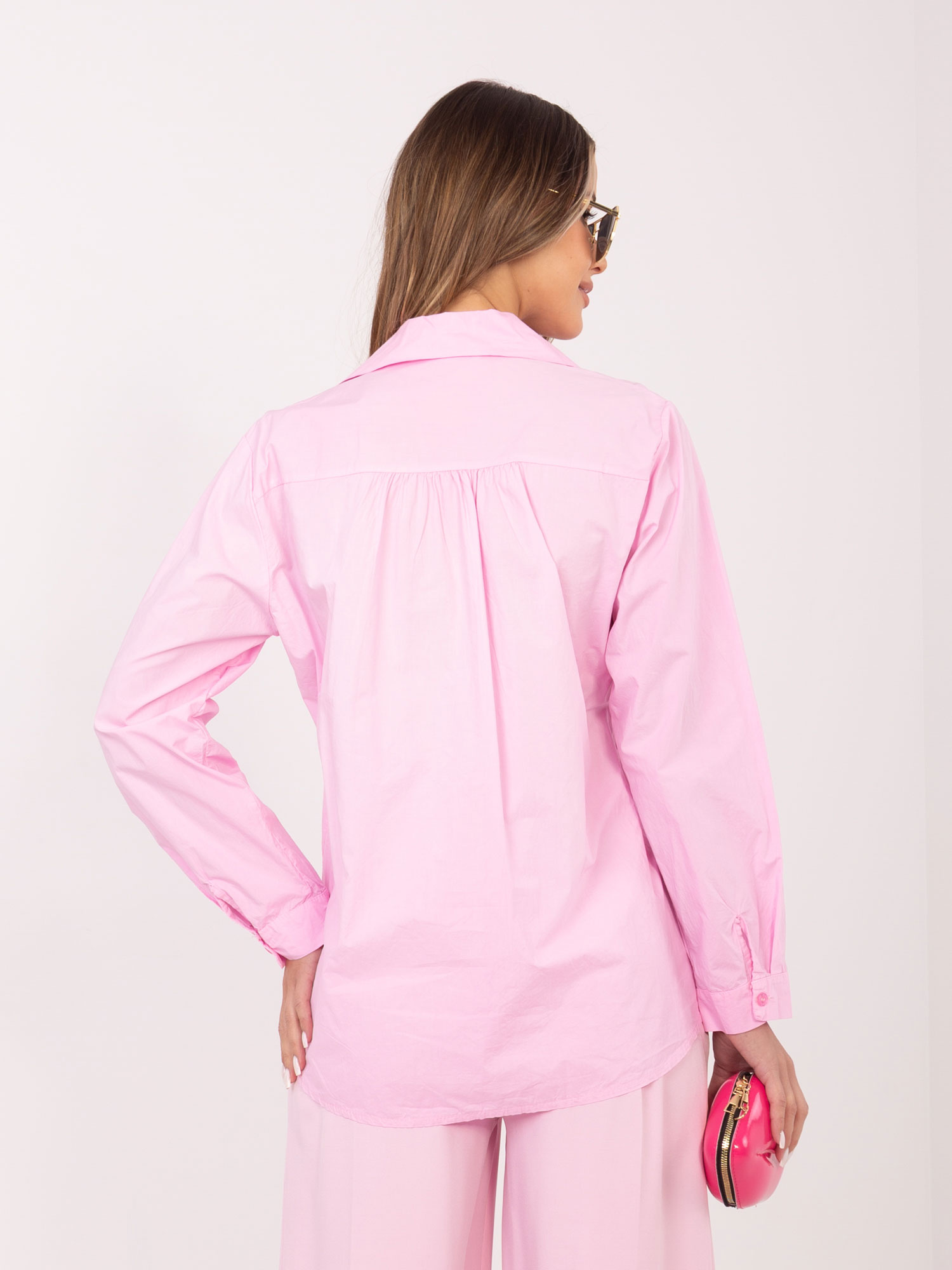Розова риза SHOP SMILE - Памучен Комфорт - Image 6