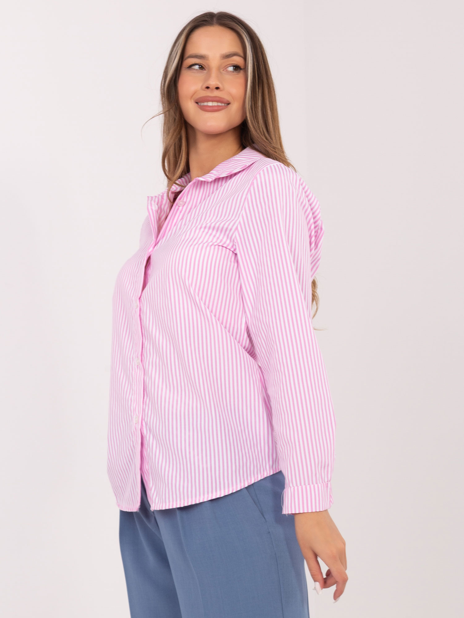 Розова риза SHOP SMILE - Елегантна и удобна - Image 2