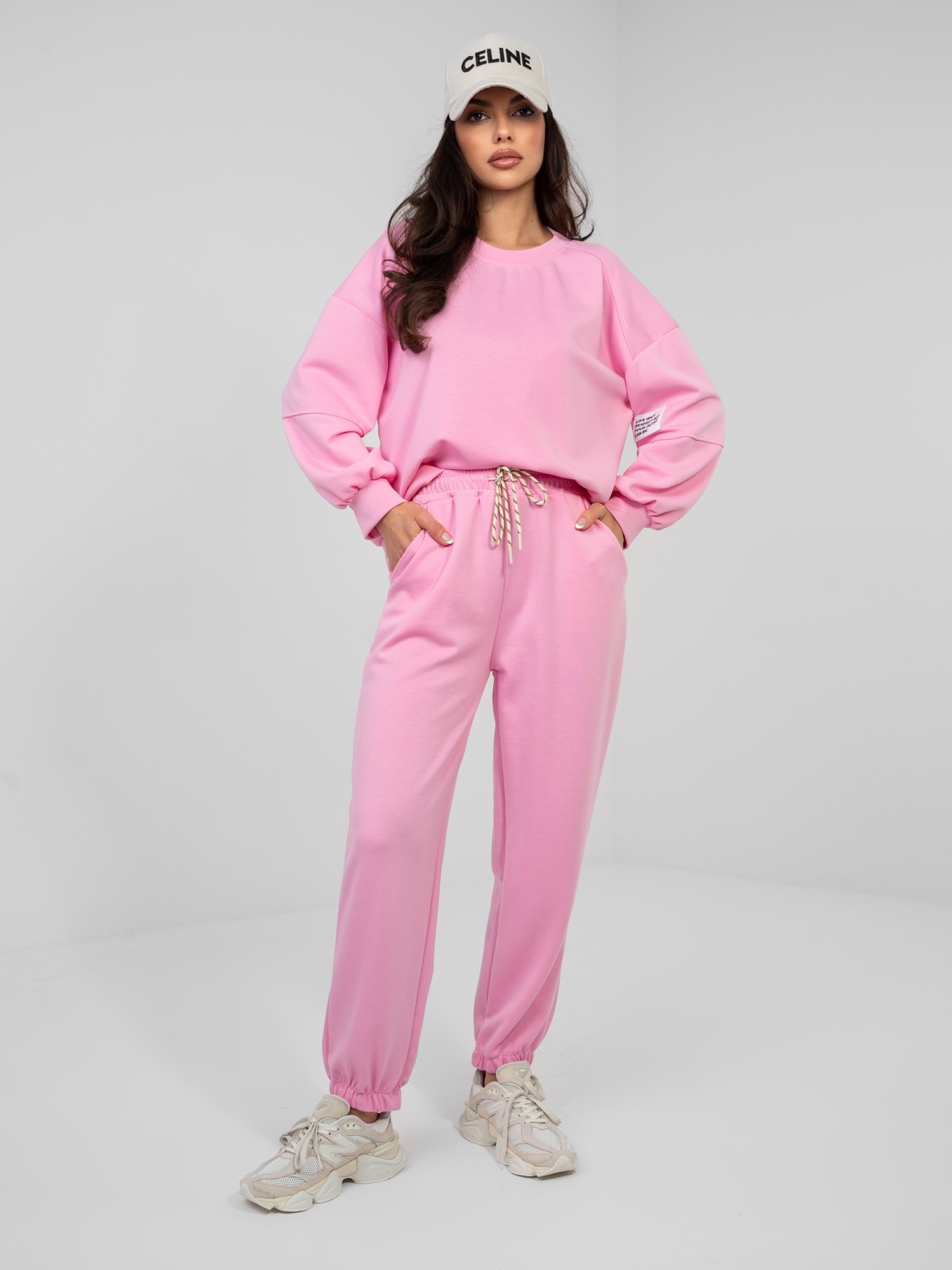 Розови Спортни Панталони ITALY MODA - Комфорт и Стил - Image 3