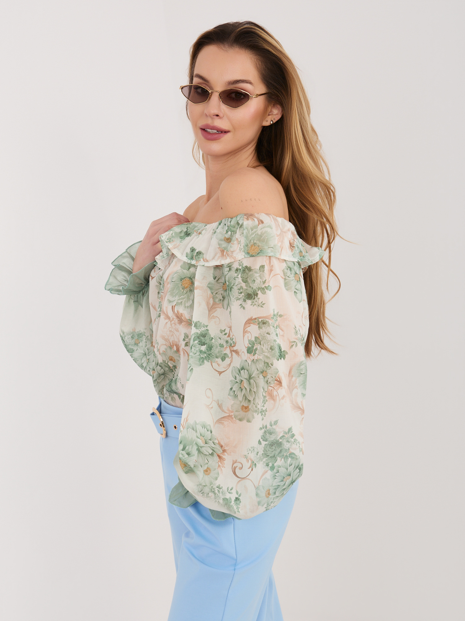 Зелена Блуза ITALY MODA - Елегантност и Комфорт - Image 6