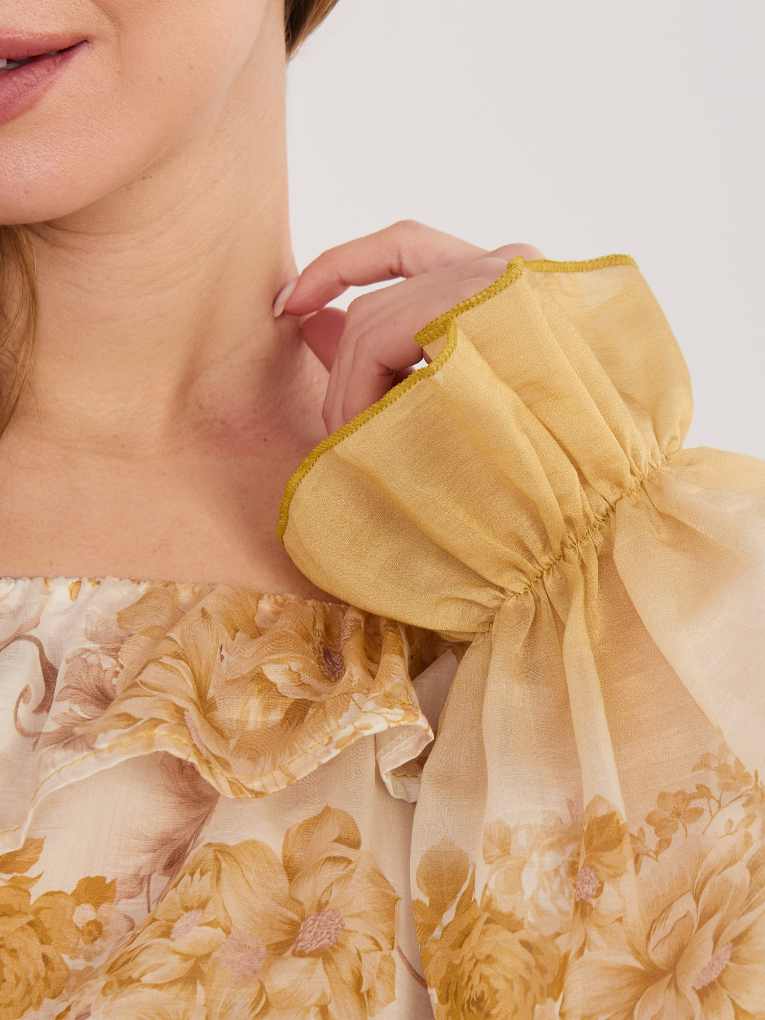 Жълта Блуза ITALY MODA - Елегантна и Удобна - Image 5