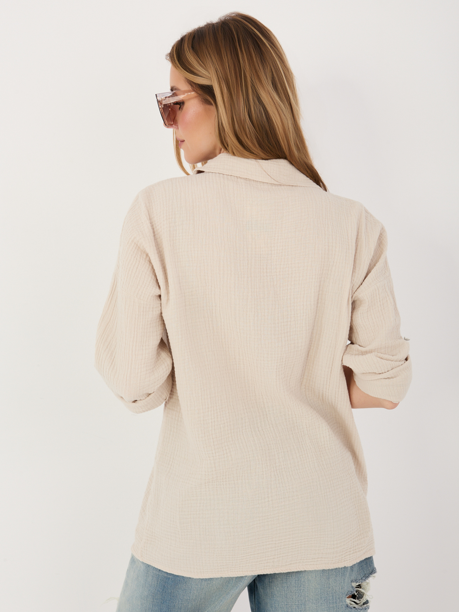 Бежова Риза ITALY MODA - Елегантност и Комфорт - Image 2
