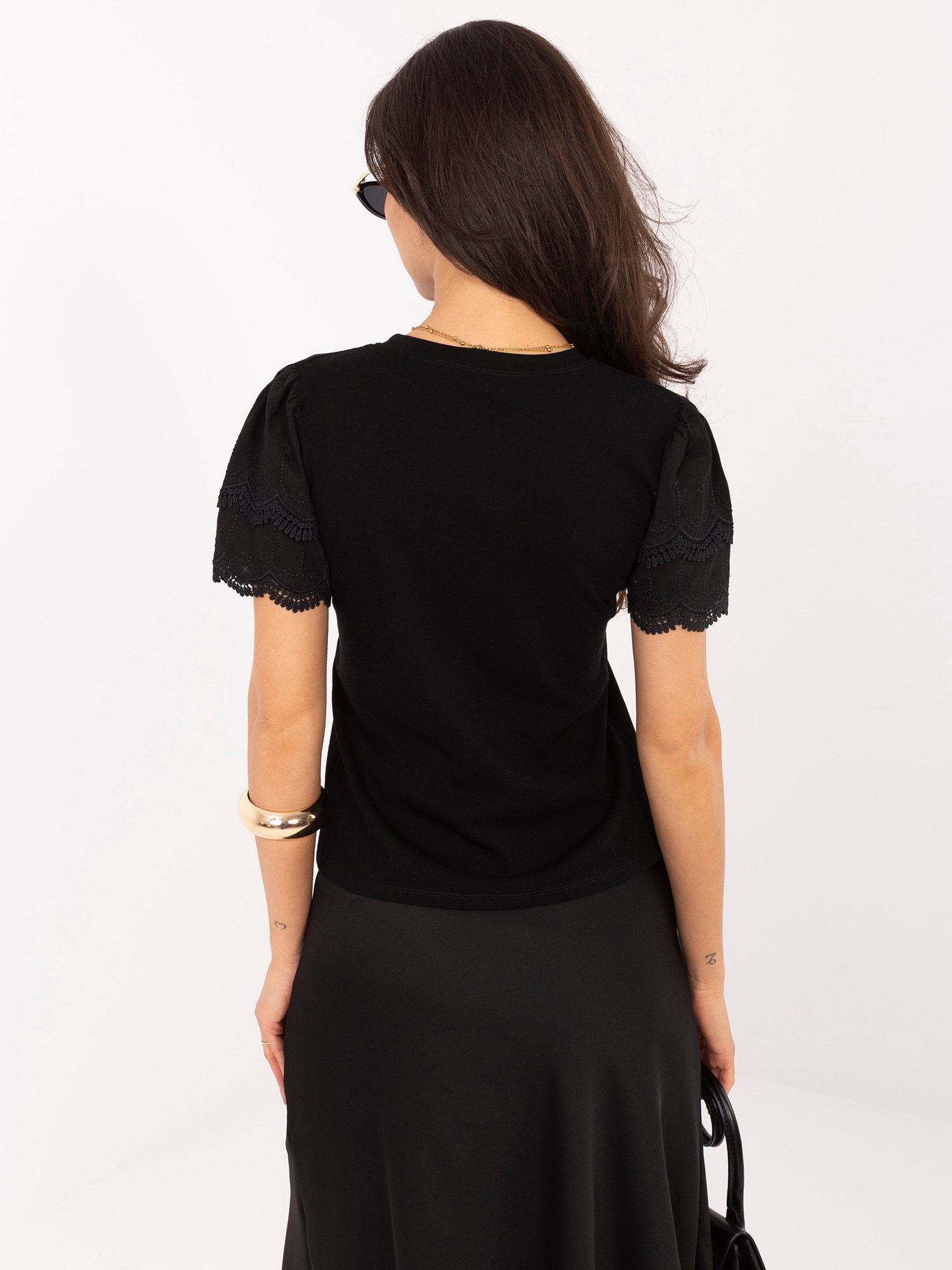 Черна Блуза ITALY MODA - Елегантност и Комфорт - Image 4