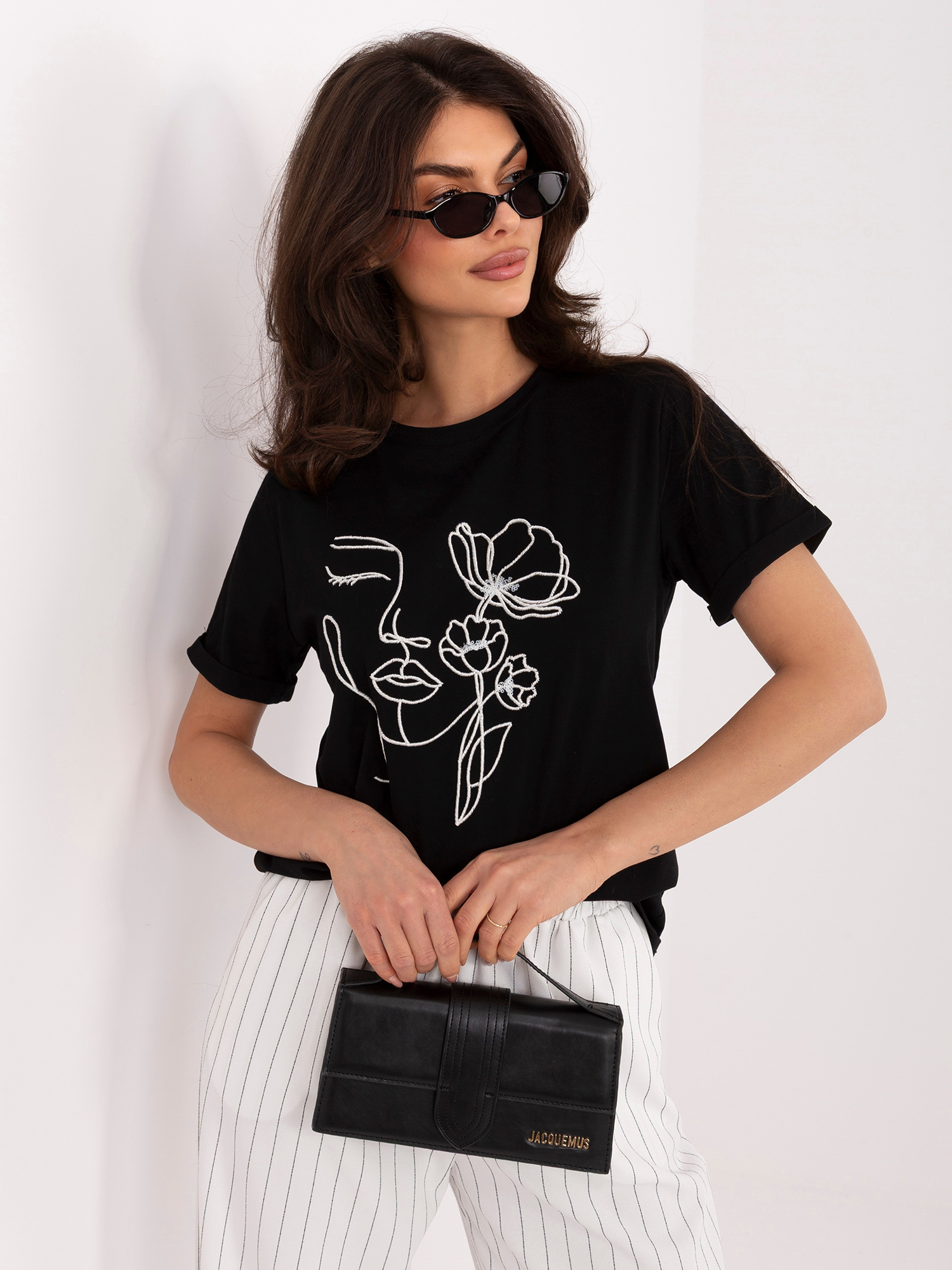 Черна Тениска ITALY MODA – Елегантност и Комфорт - Image 5