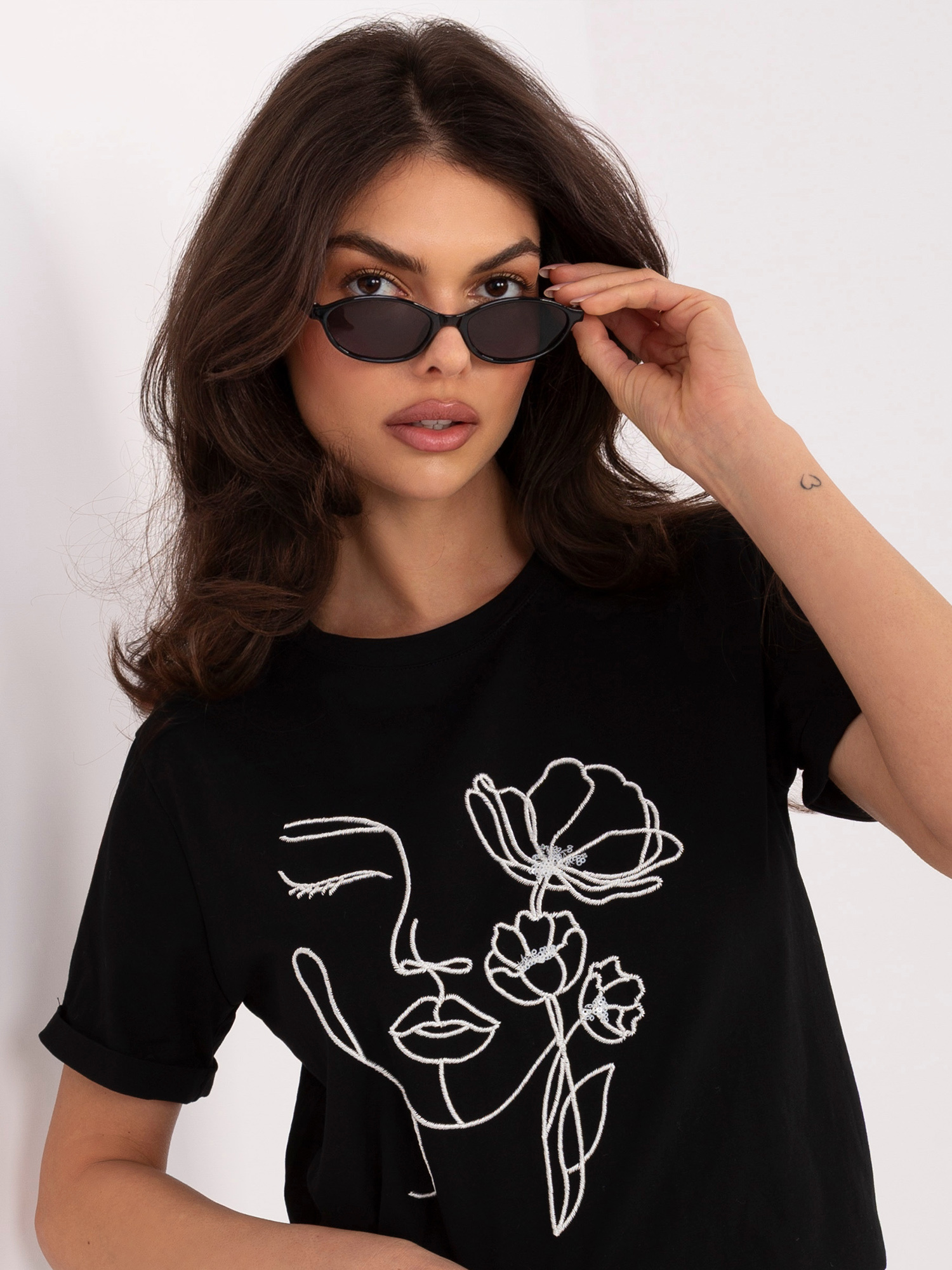 Черна Тениска ITALY MODA – Елегантност и Комфорт - Image 4