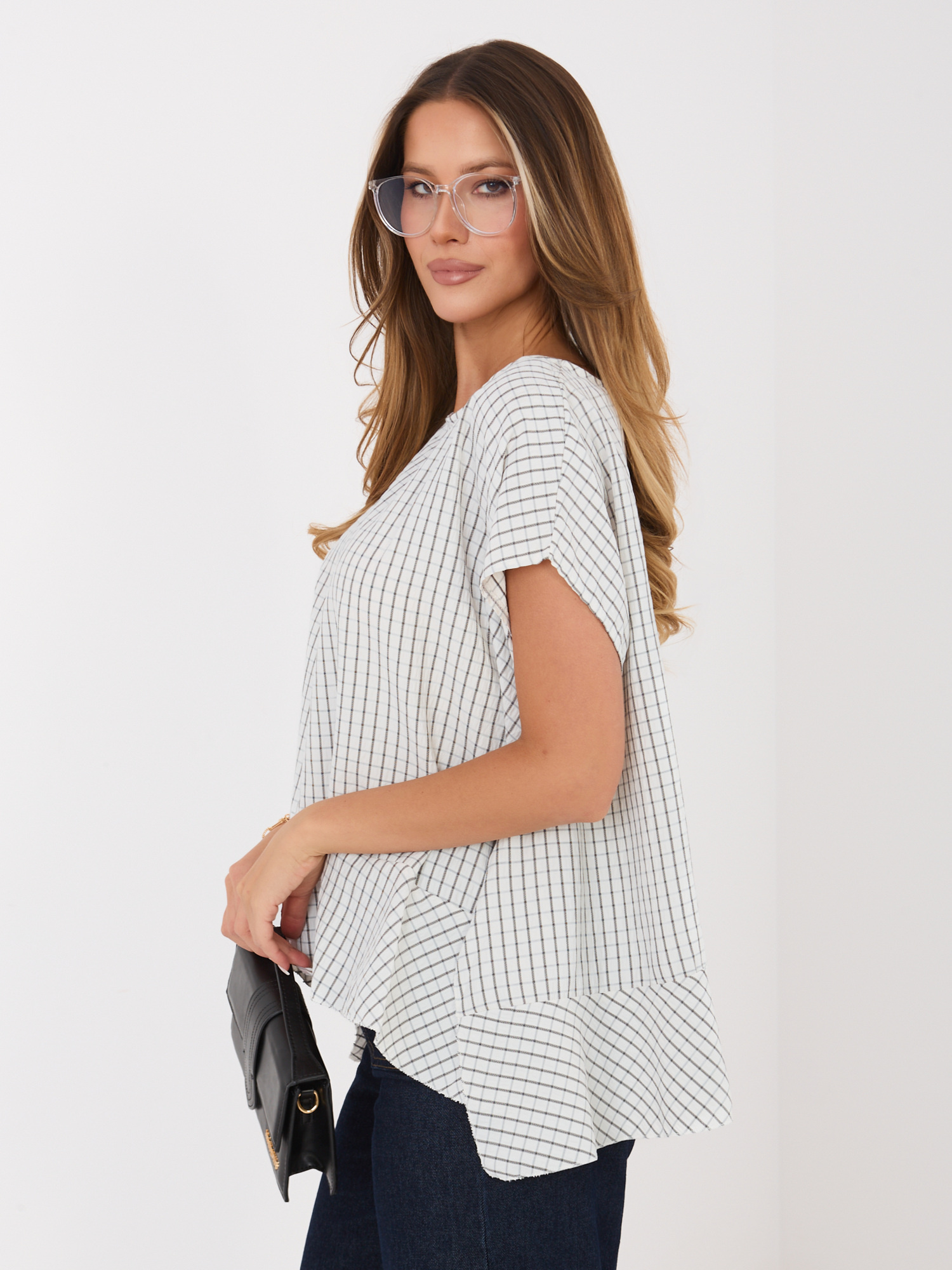 Елегантна Екрю Блуза ITALY MODA - Нова Колекция - Image 3