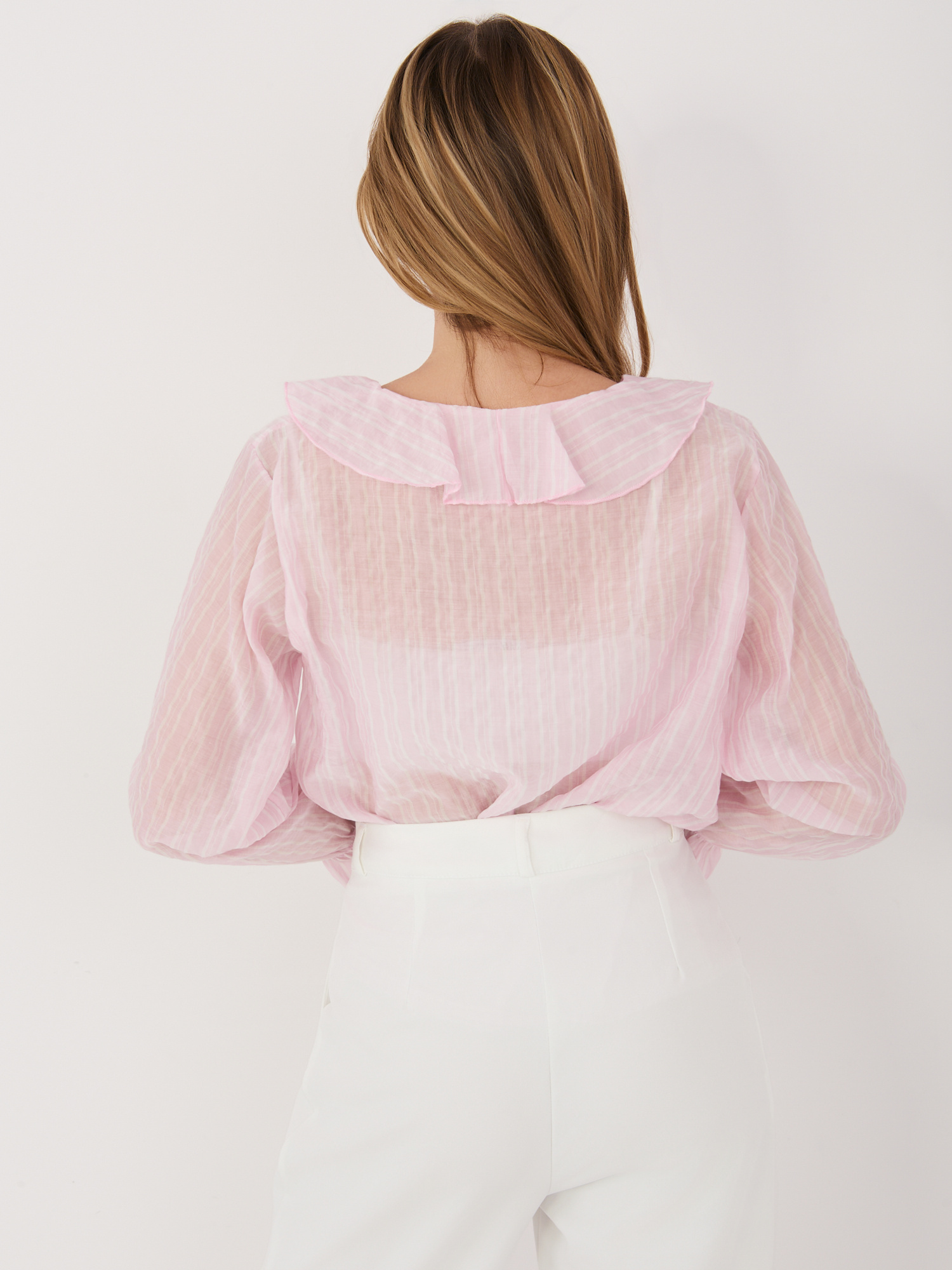 Розова Блуза ITALY MODA - Елегантност и Комфорт - Image 2