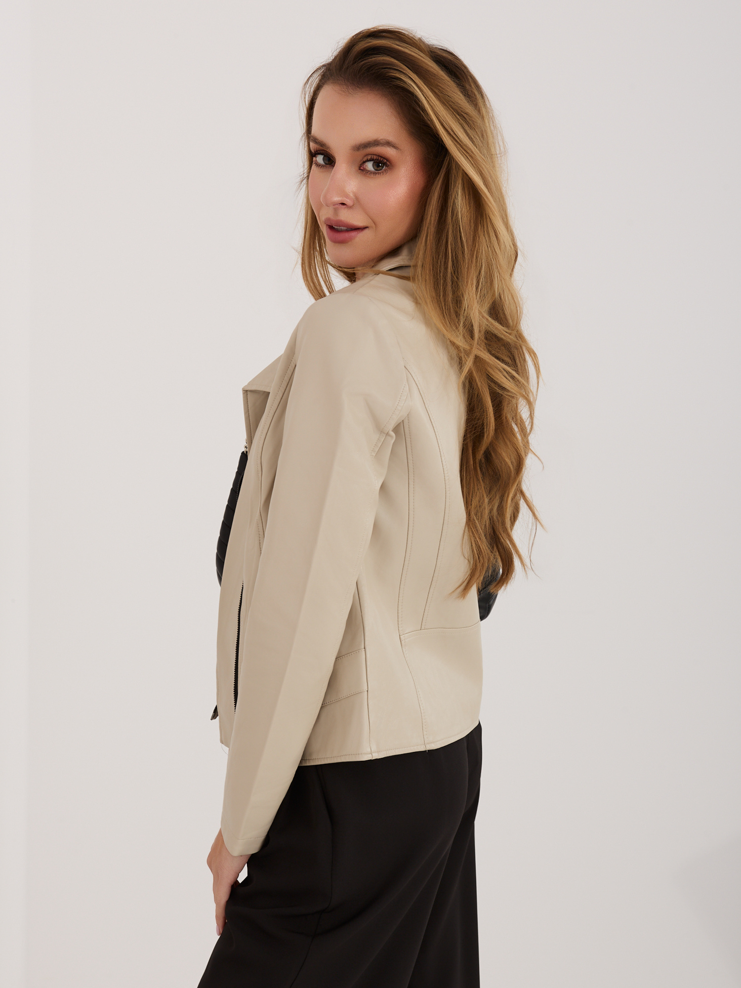 Бежово яке SHOP SMILE - стил и елегантност - Image 5